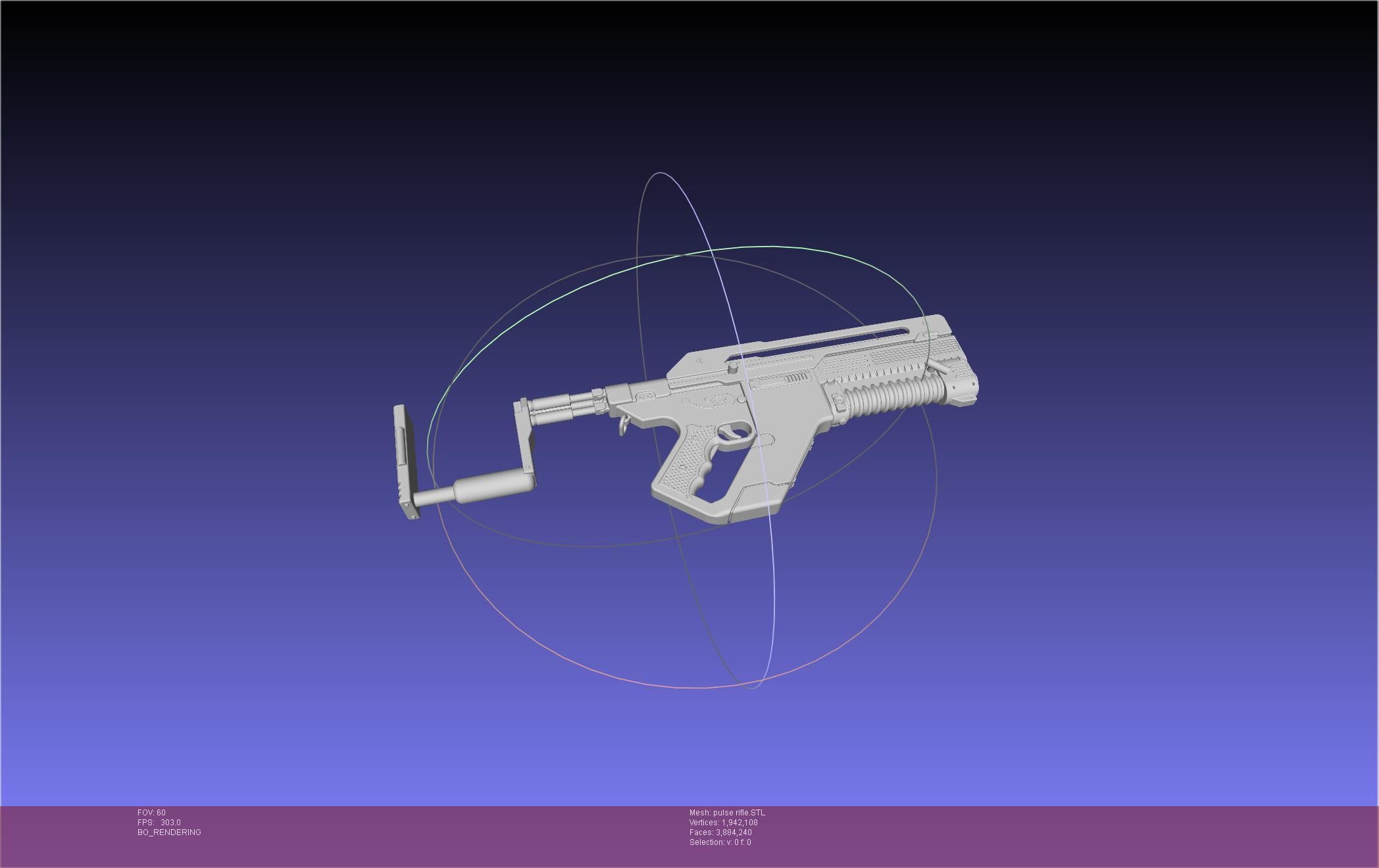 Alien Romulus Pulse Rifle 3D model_11