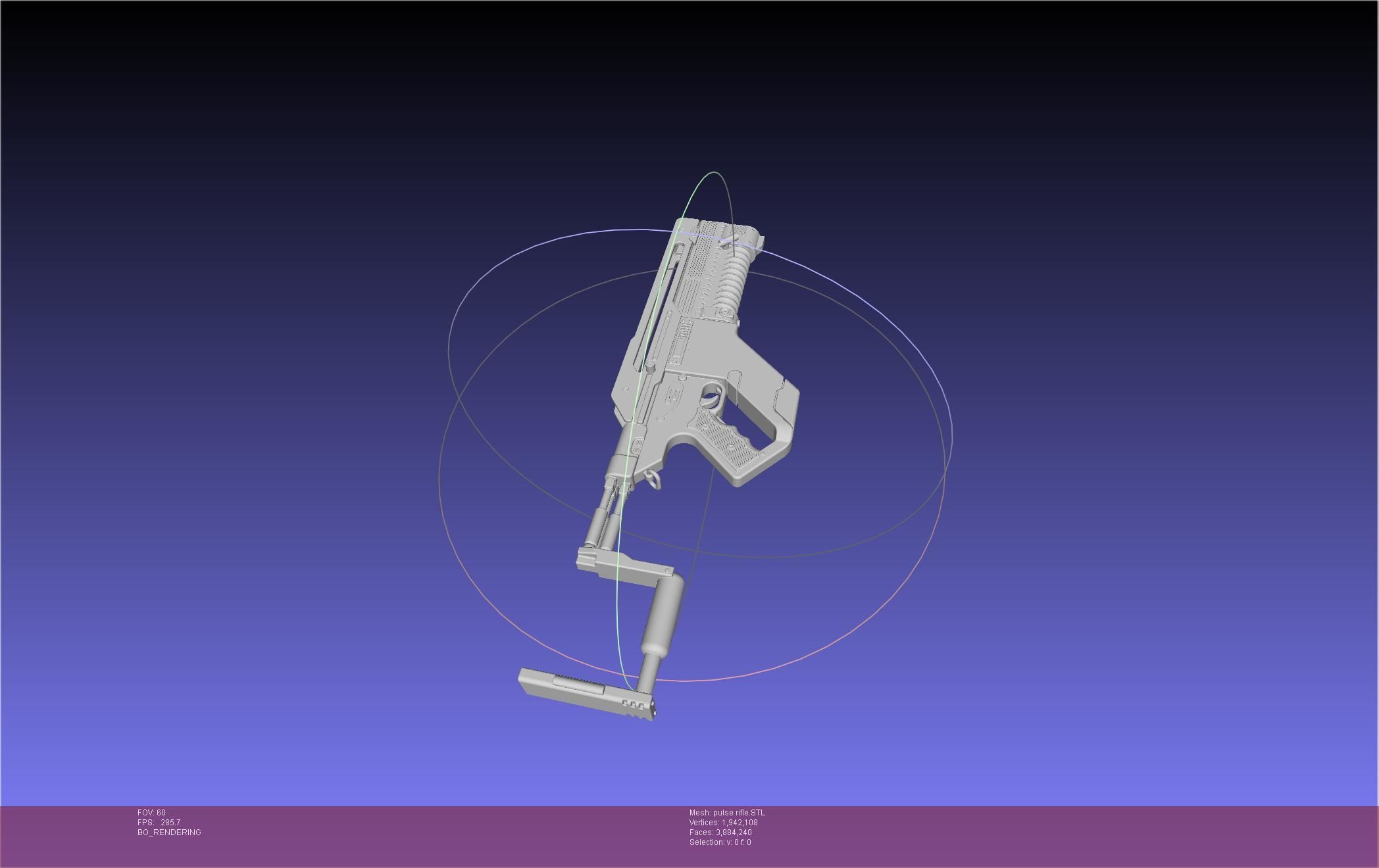 Alien Romulus Pulse Rifle 3D model_4