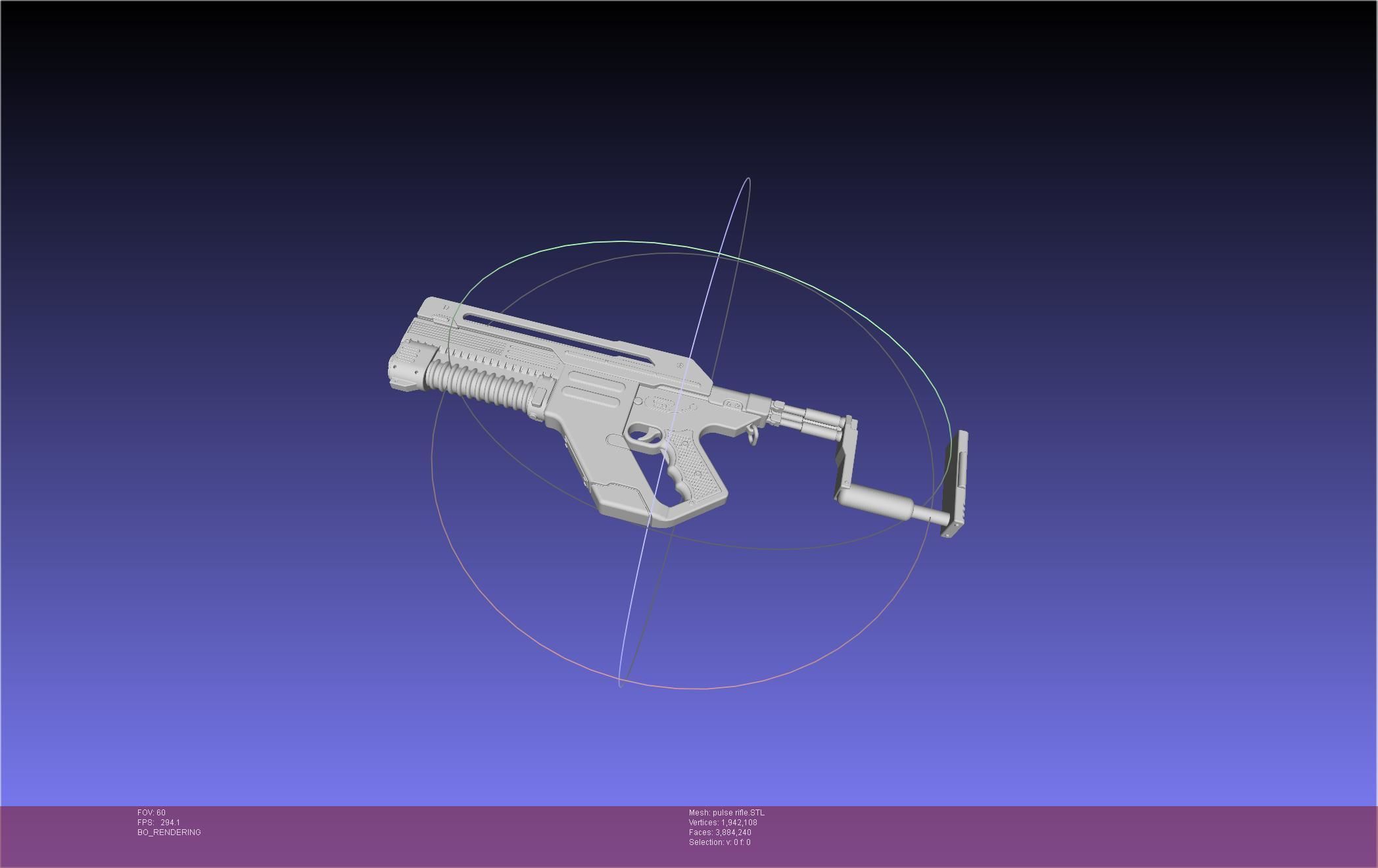 Alien Romulus Pulse Rifle 3D model_18