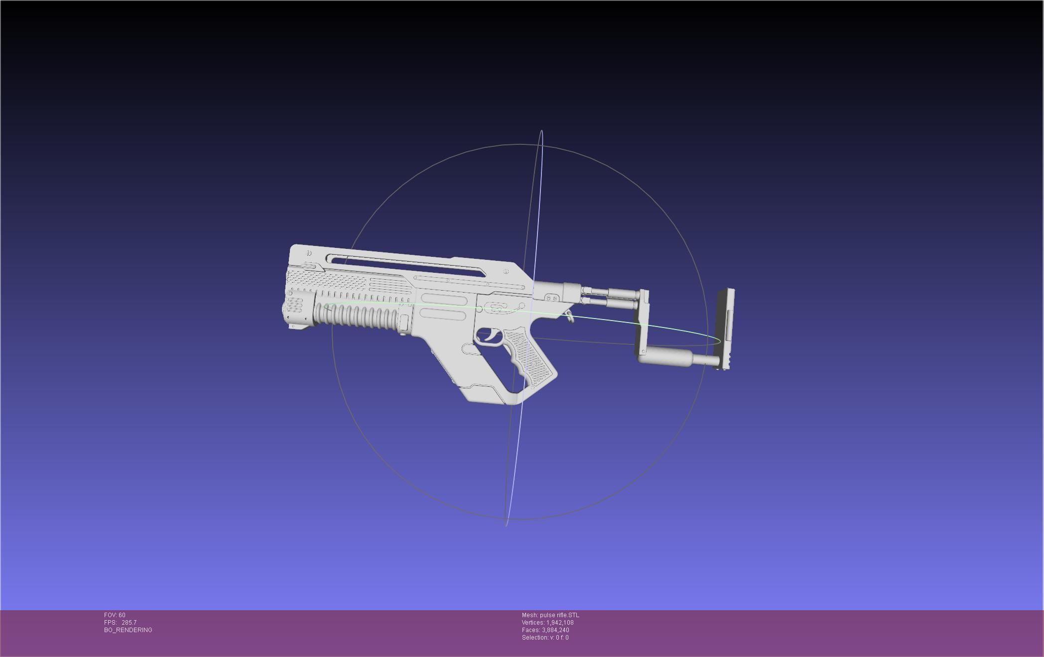 Alien Romulus Pulse Rifle 3D model_12