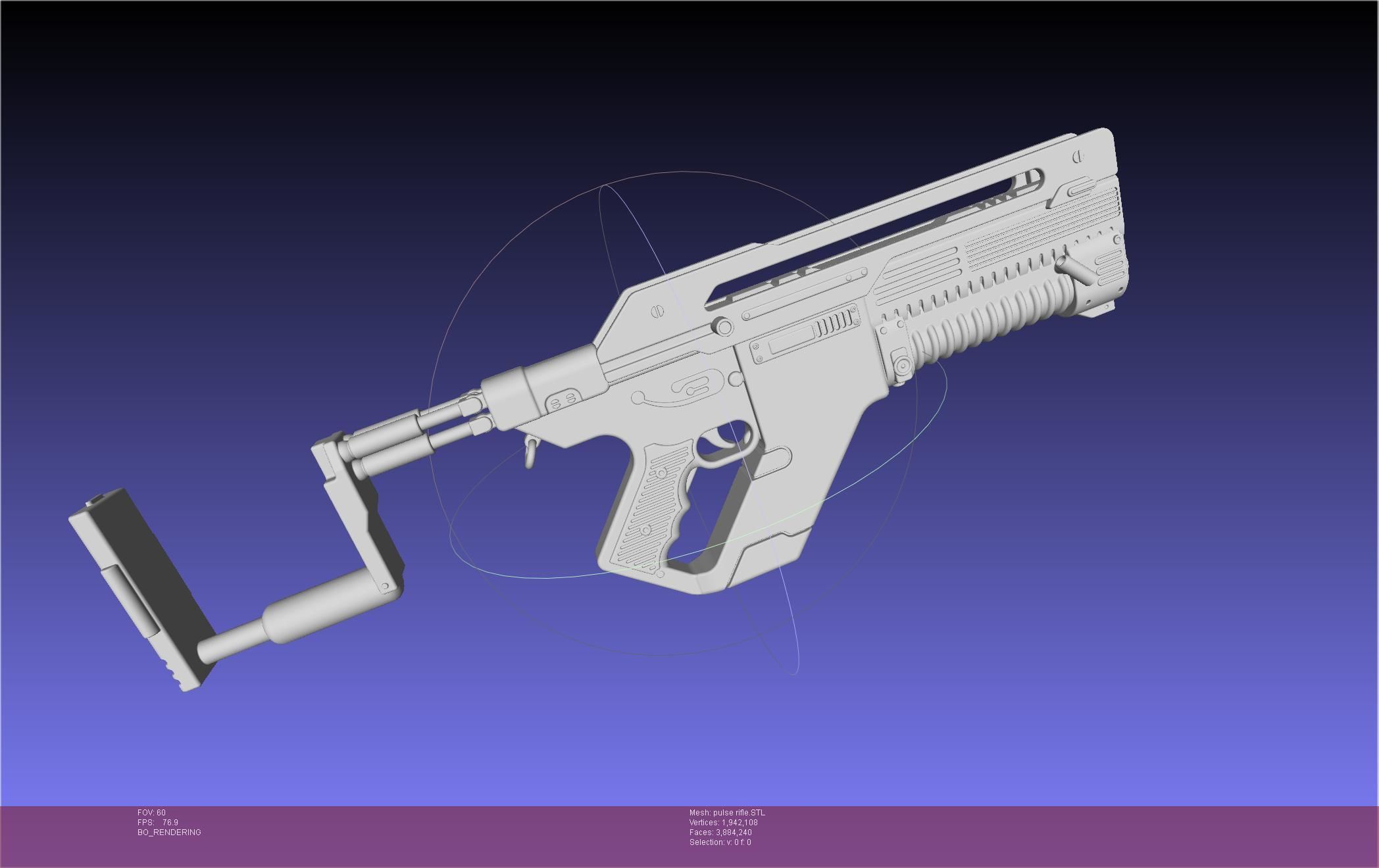 Alien Romulus Pulse Rifle 3D model_34