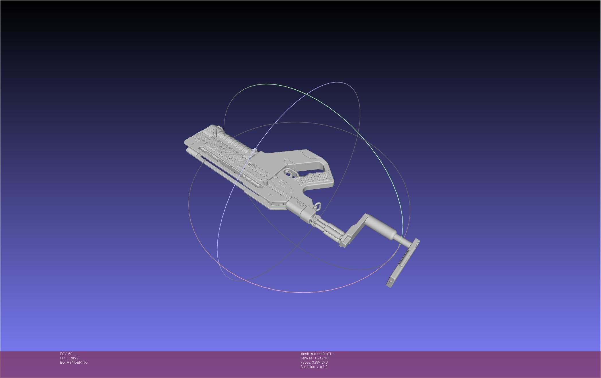 Alien Romulus Pulse Rifle 3D model_6