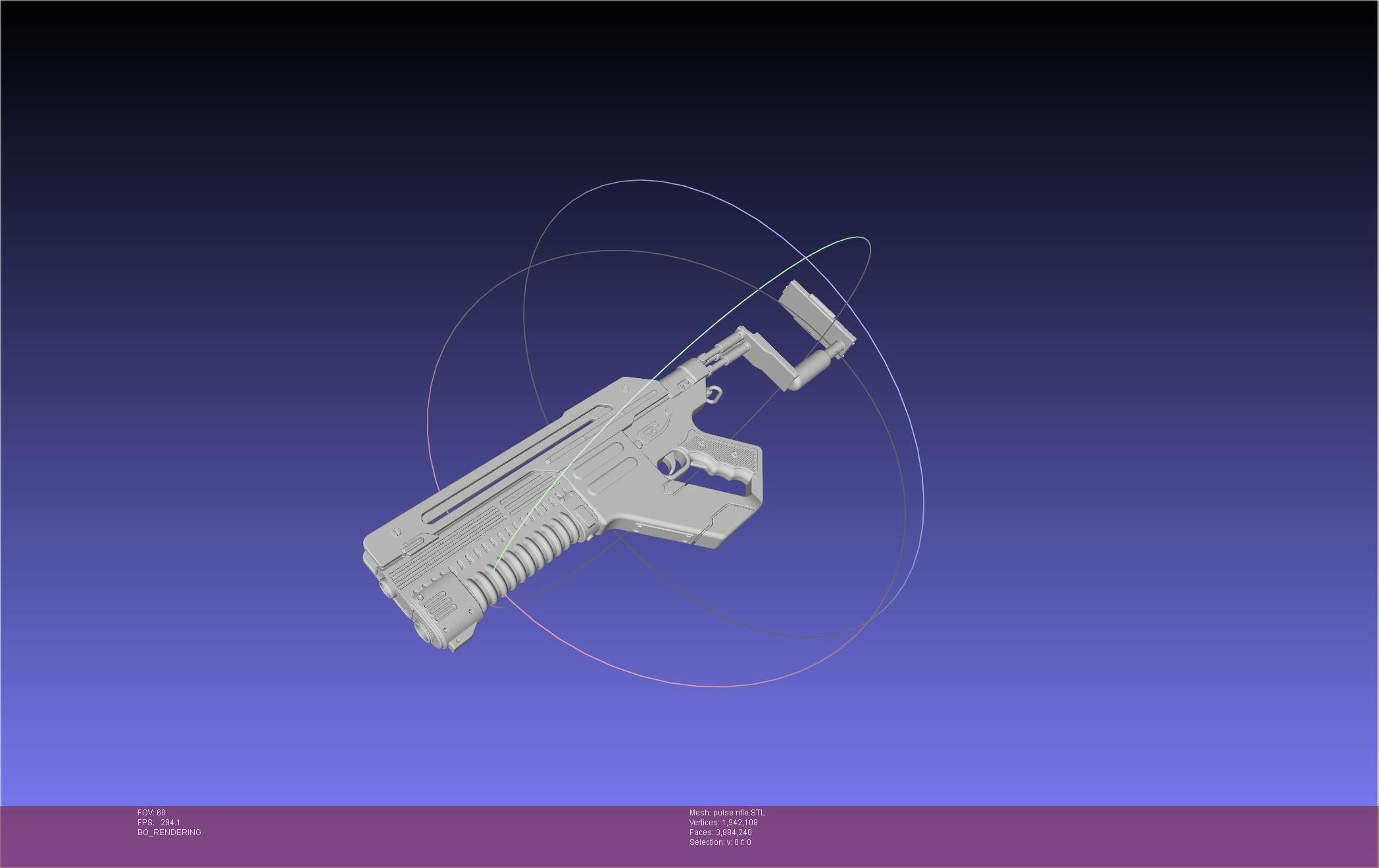 Alien Romulus Pulse Rifle 3D model_13