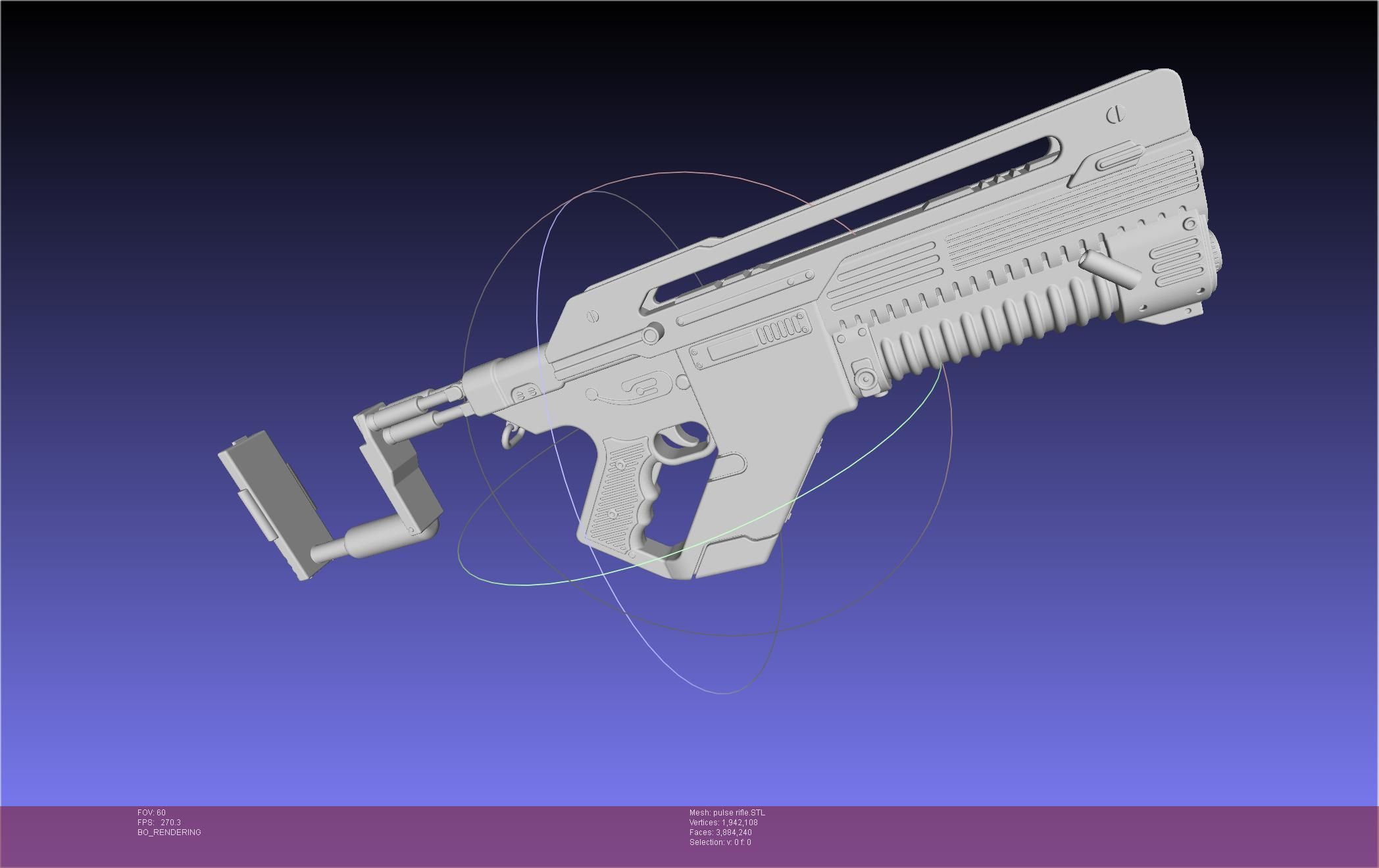 Alien Romulus Pulse Rifle 3D model_31