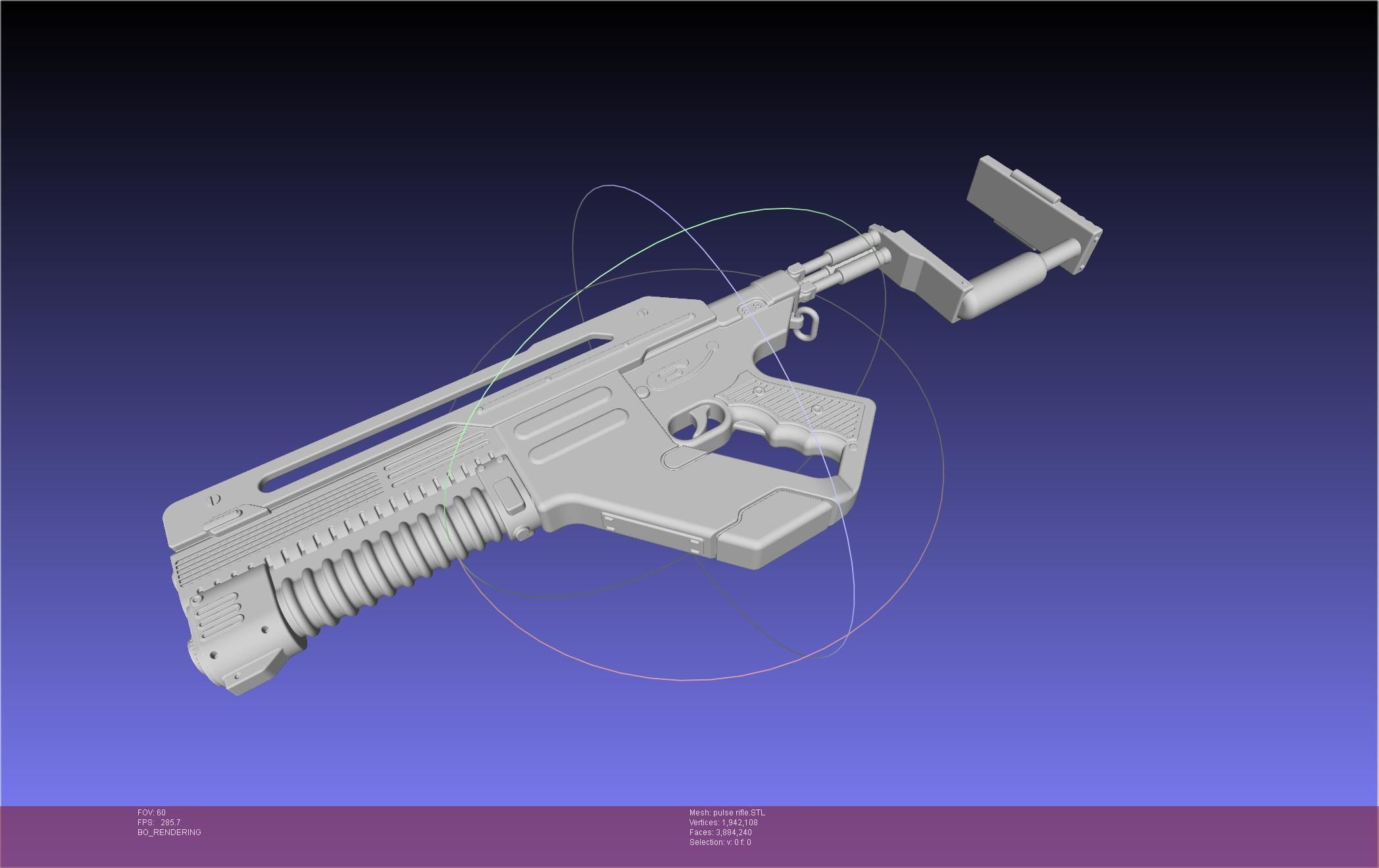 Alien Romulus Pulse Rifle 3D model_29