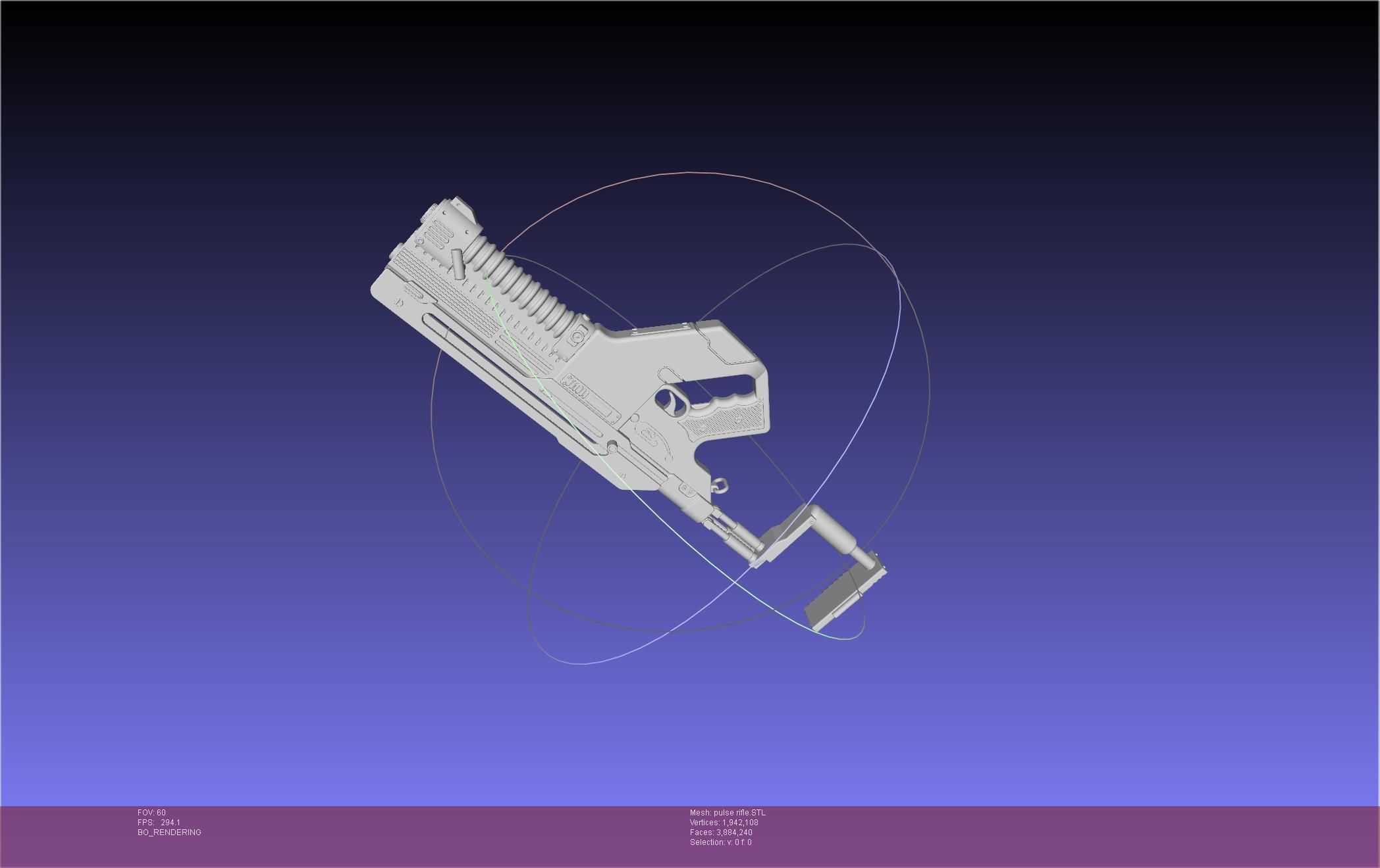 Alien Romulus Pulse Rifle 3D model_25