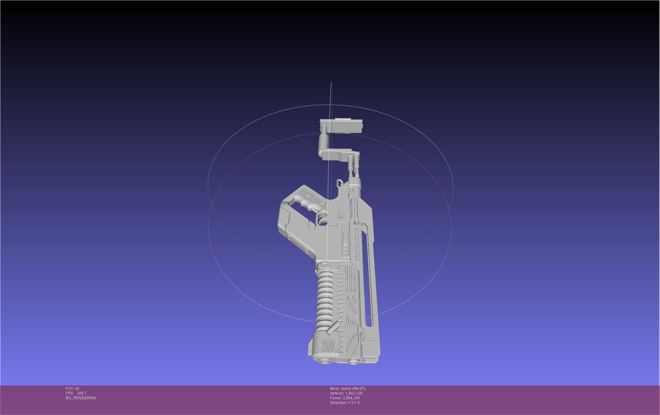 Alien Romulus Pulse Rifle 3D model_9