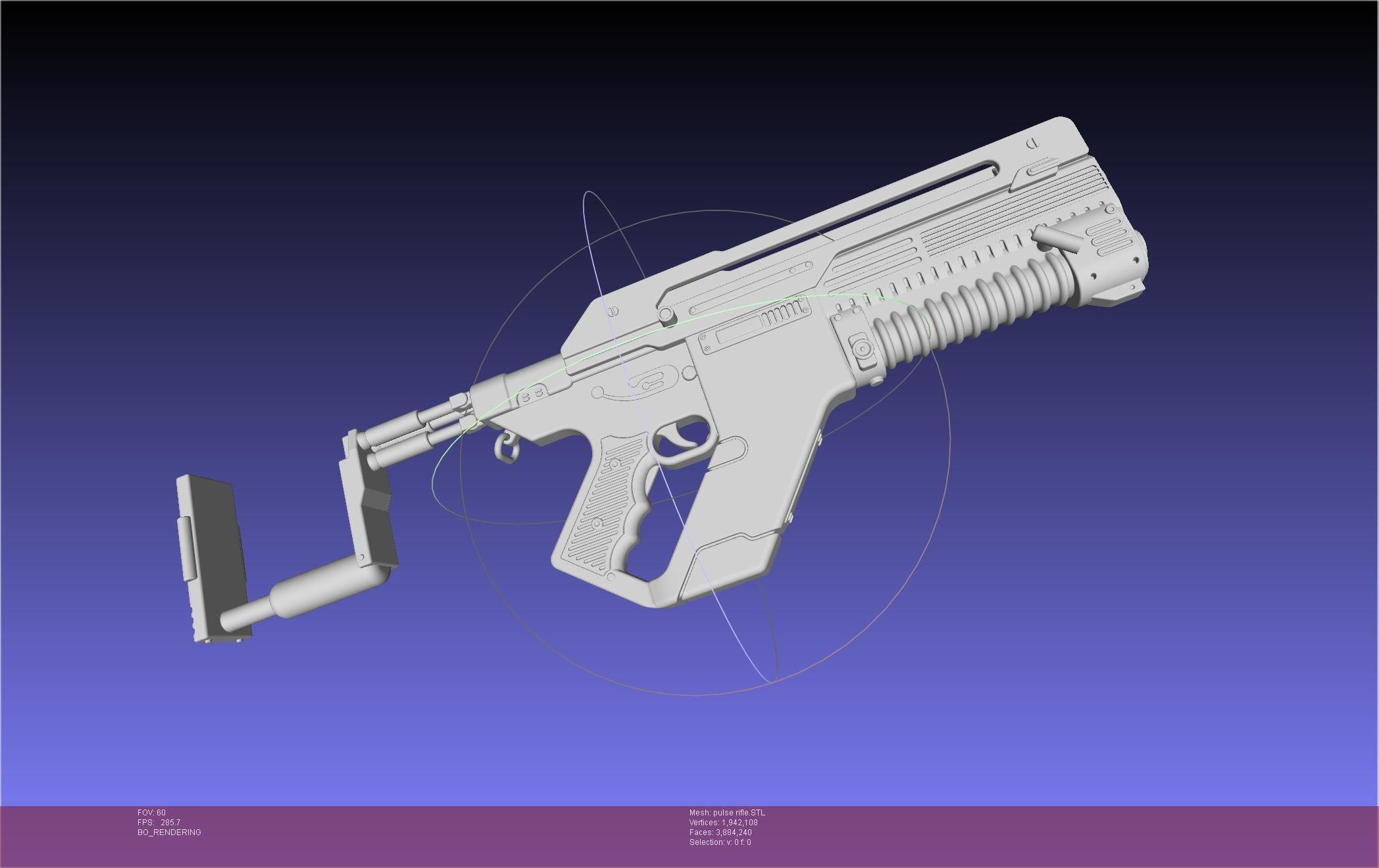 Alien Romulus Pulse Rifle 3D model_32