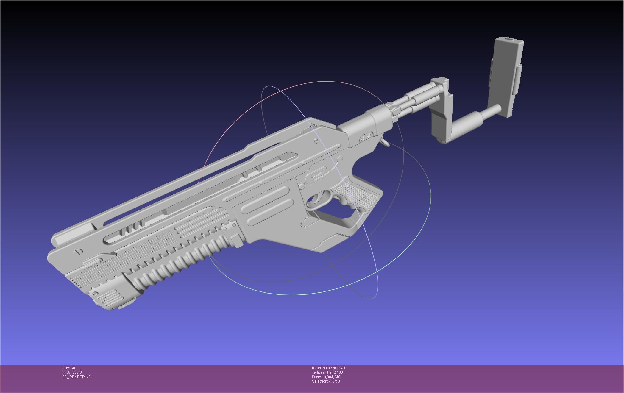 Alien Romulus Pulse Rifle 3D model_28