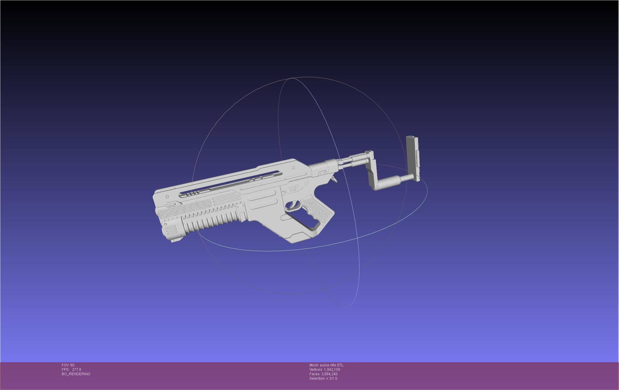 Alien Romulus Pulse Rifle 3D model_27