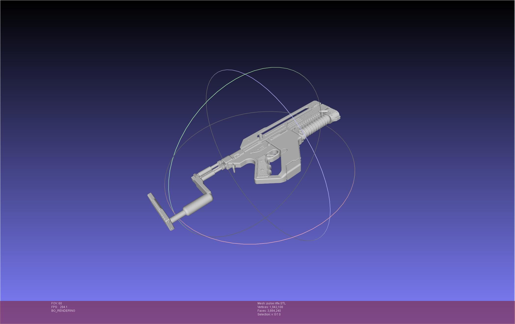 Alien Romulus Pulse Rifle 3D model_3