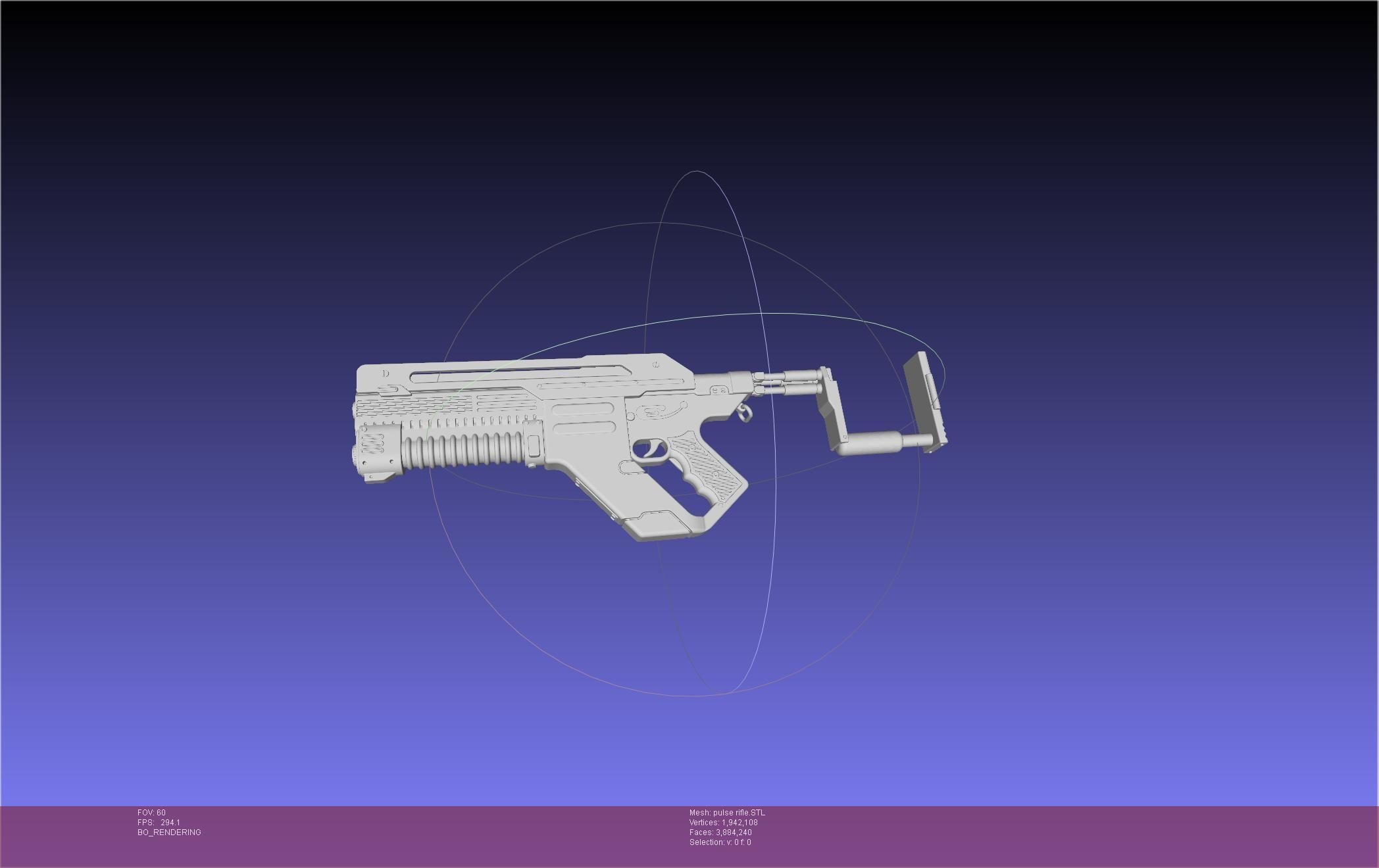Alien Romulus Pulse Rifle 3D model_26