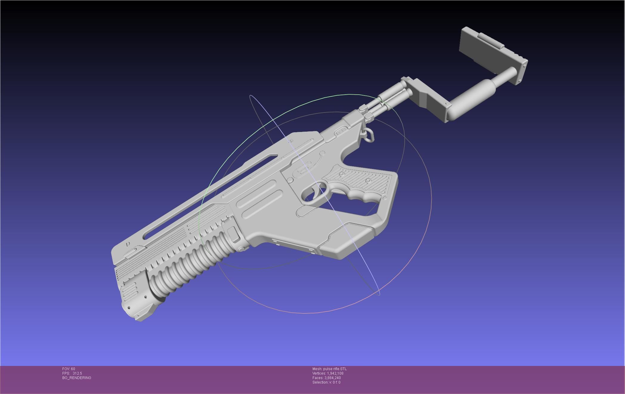 Alien Romulus Pulse Rifle 3D model_30