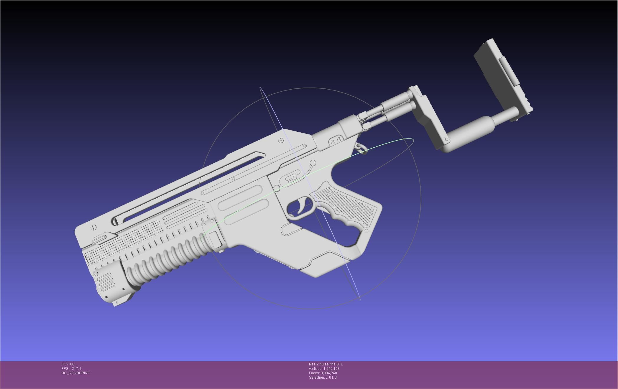 Alien Romulus Pulse Rifle 3D model_39
