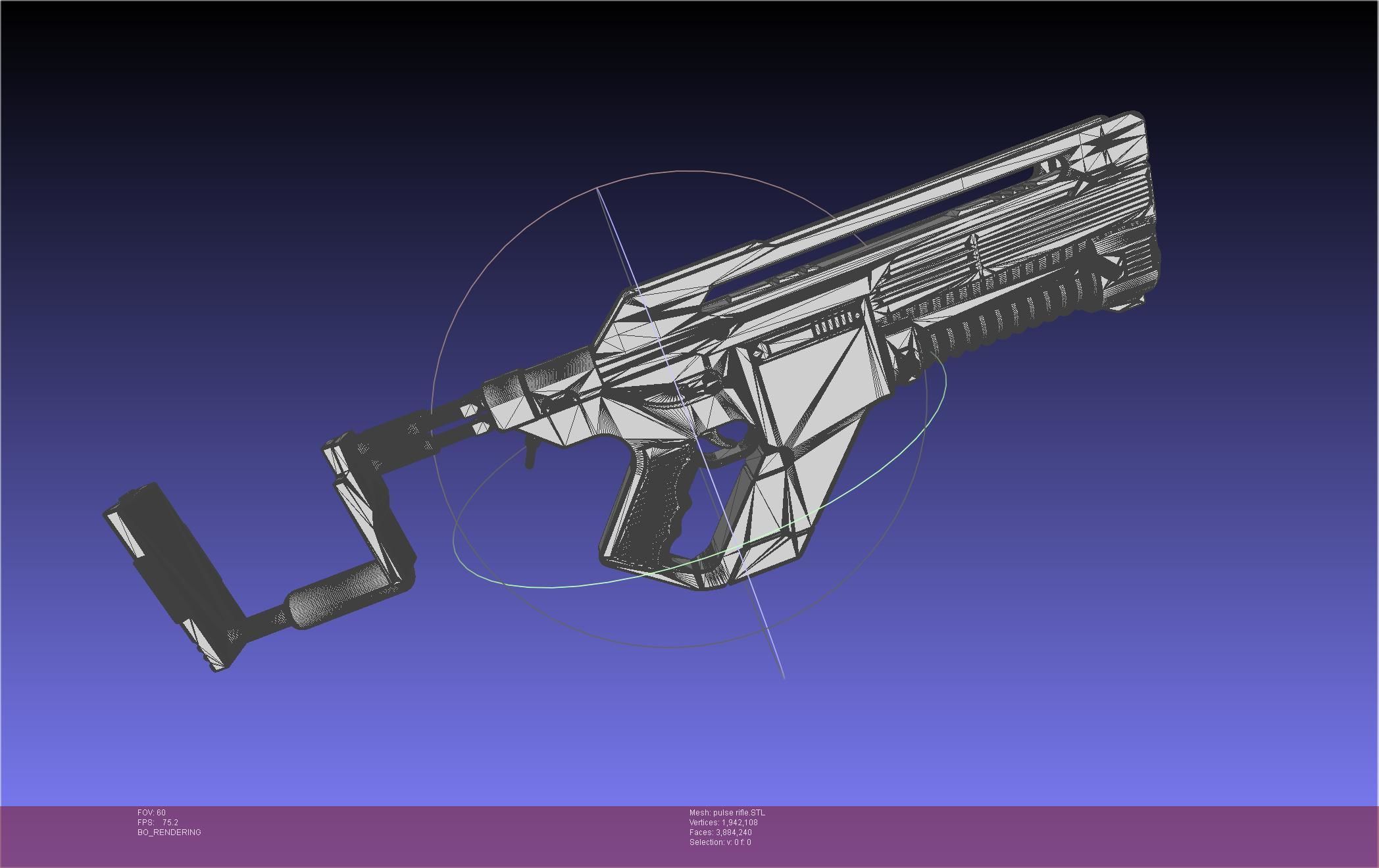 Alien Romulus Pulse Rifle 3D model_36