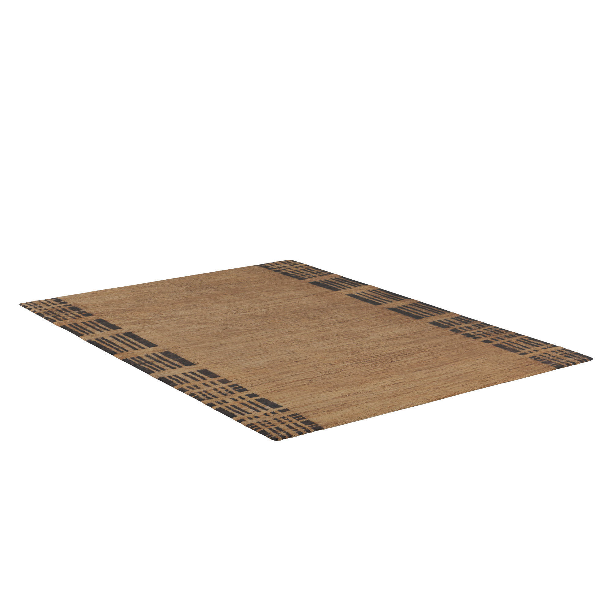 Hanson Hand-Knotted Rug 3D model_1