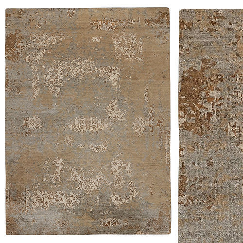Tansey Hand-Knotted Rug 3D model
