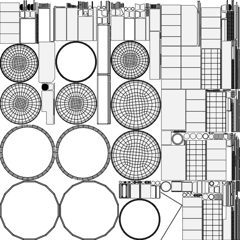 Wheel-robot Low-poly 3D model_18