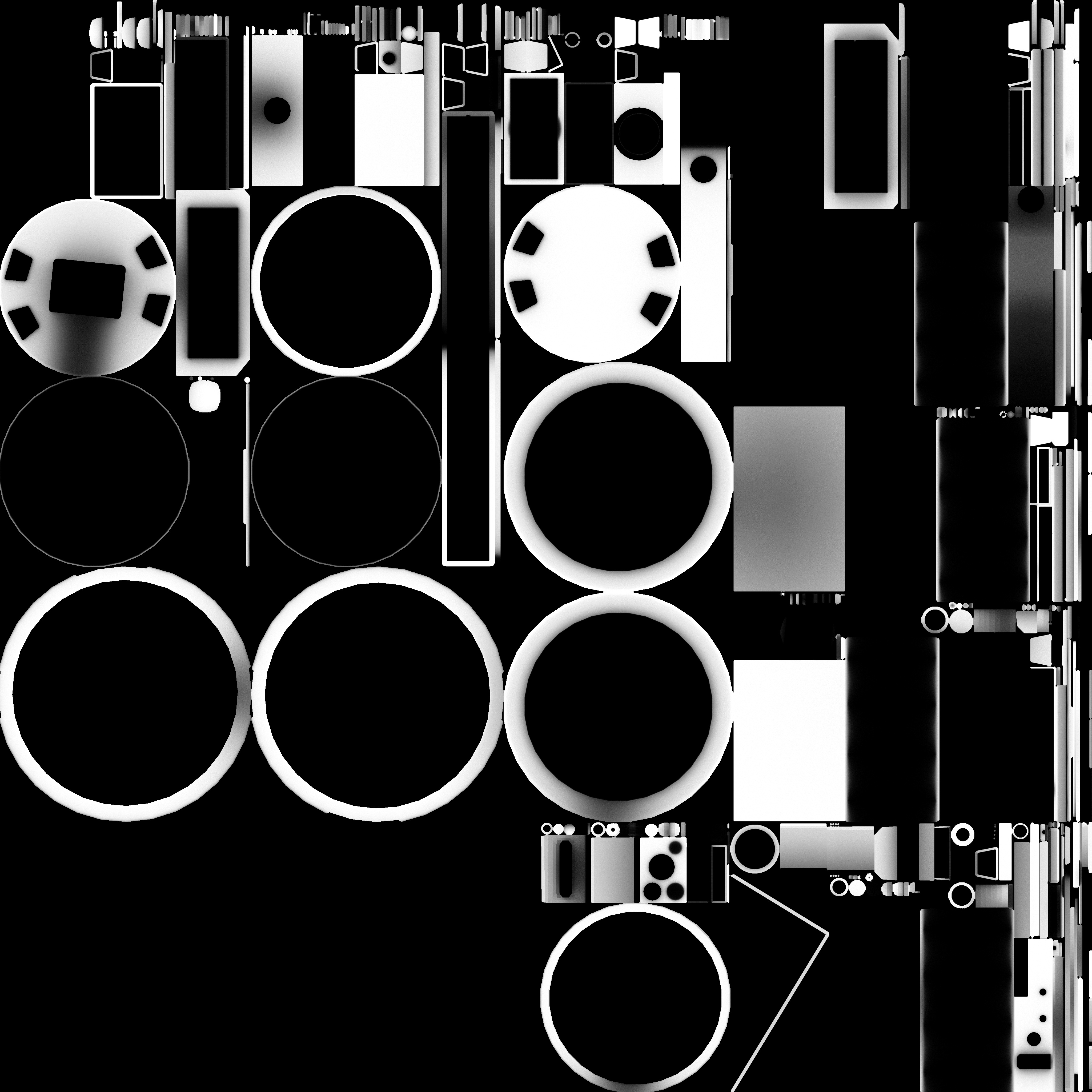 Wheel-robot Low-poly 3D model_23