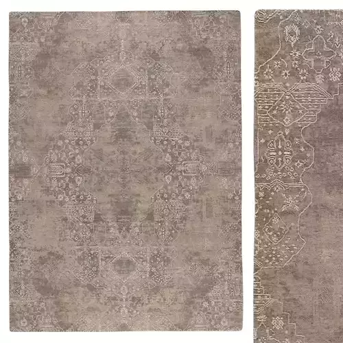Luca Hand-Knotted Rug Fog