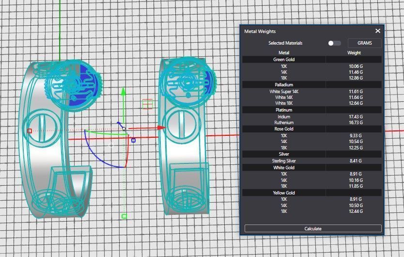 Love Earring 3D print model_5