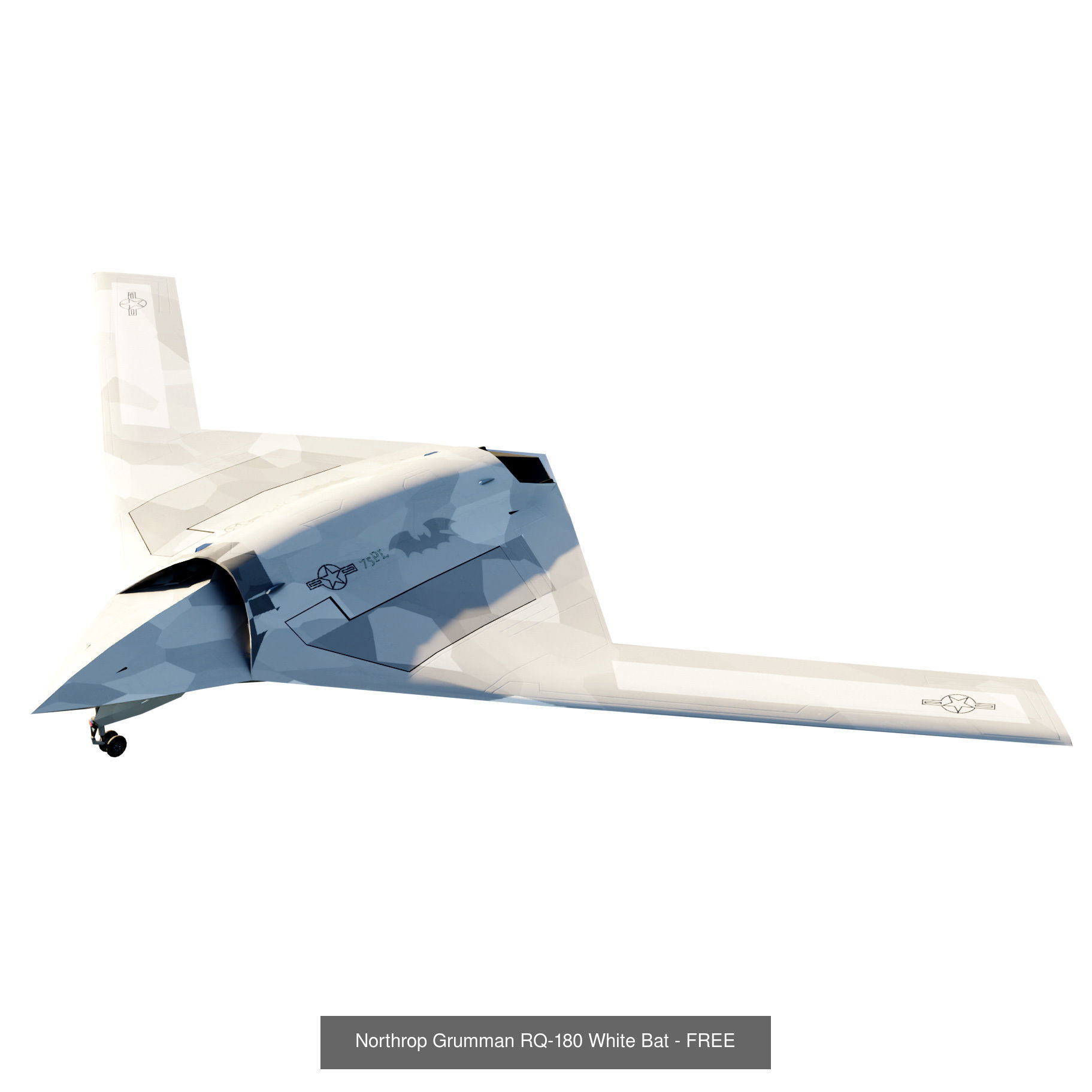 UAV drone set - 5 aircrafts 3D Model Collection_6