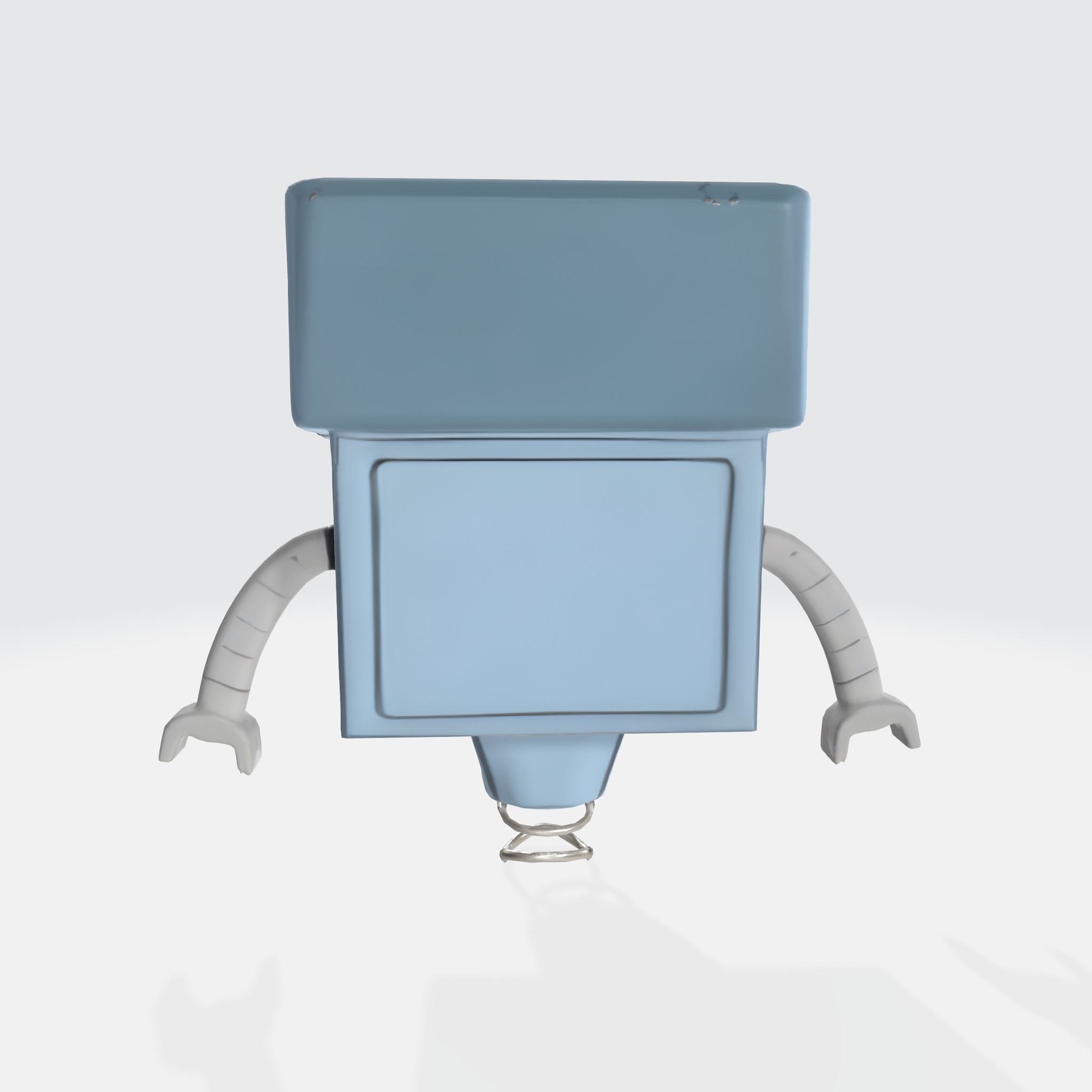Cute and Quirky Robot 3D model_2