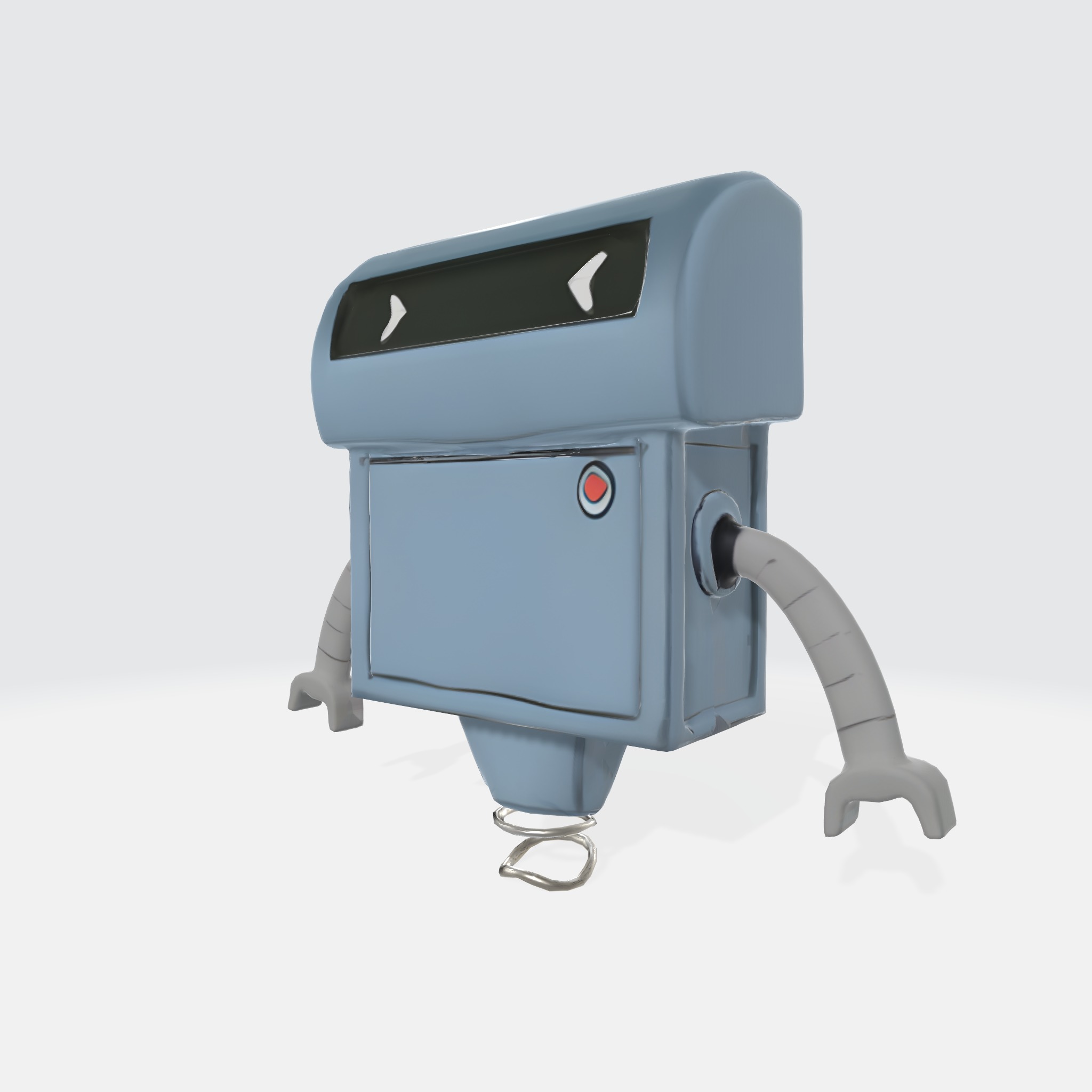 Cute and Quirky Robot 3D model_1