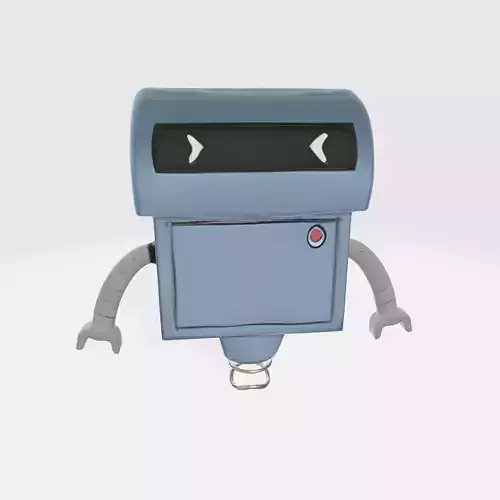 Cute and Quirky Robot 3D model
