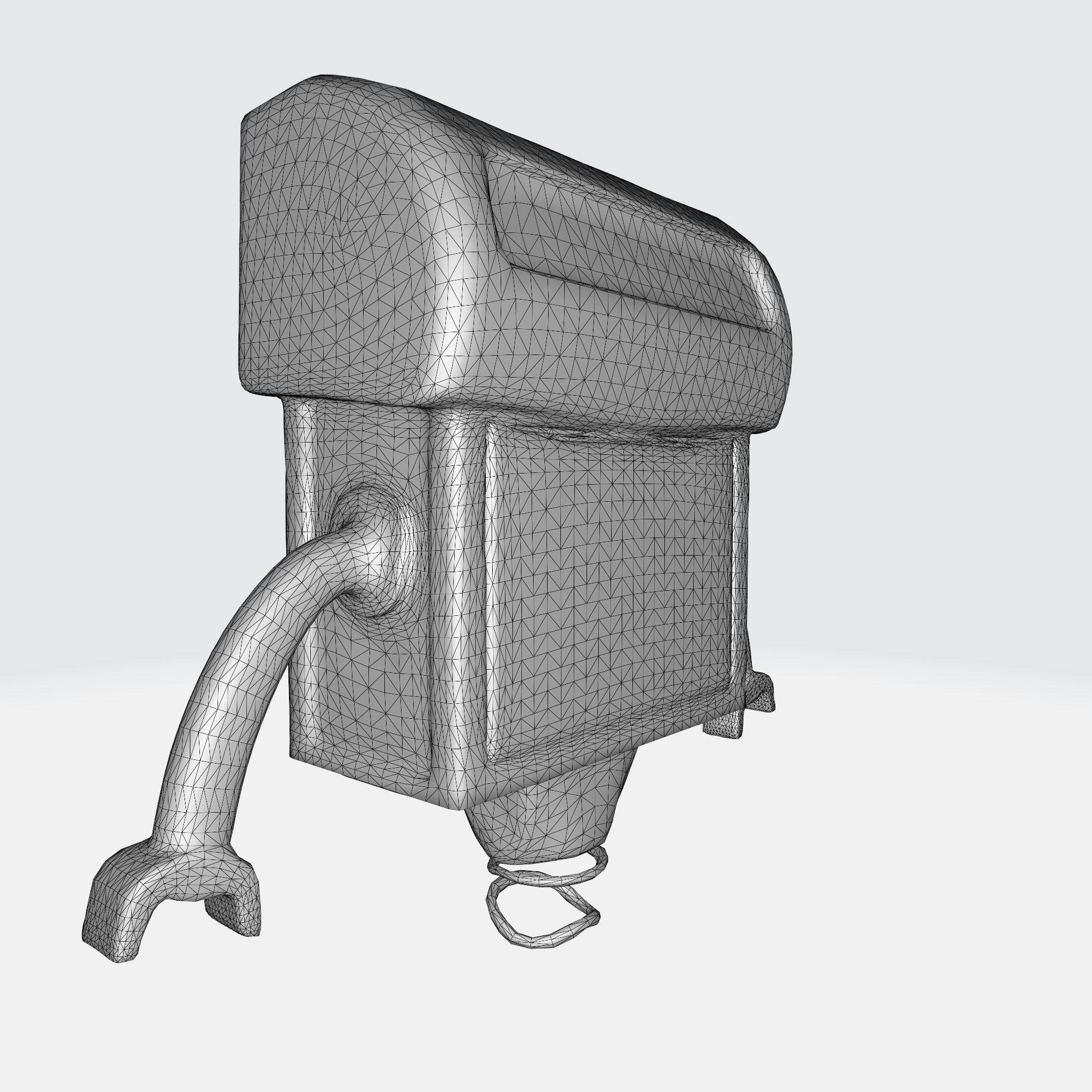 Cute and Quirky Robot 3D model_10