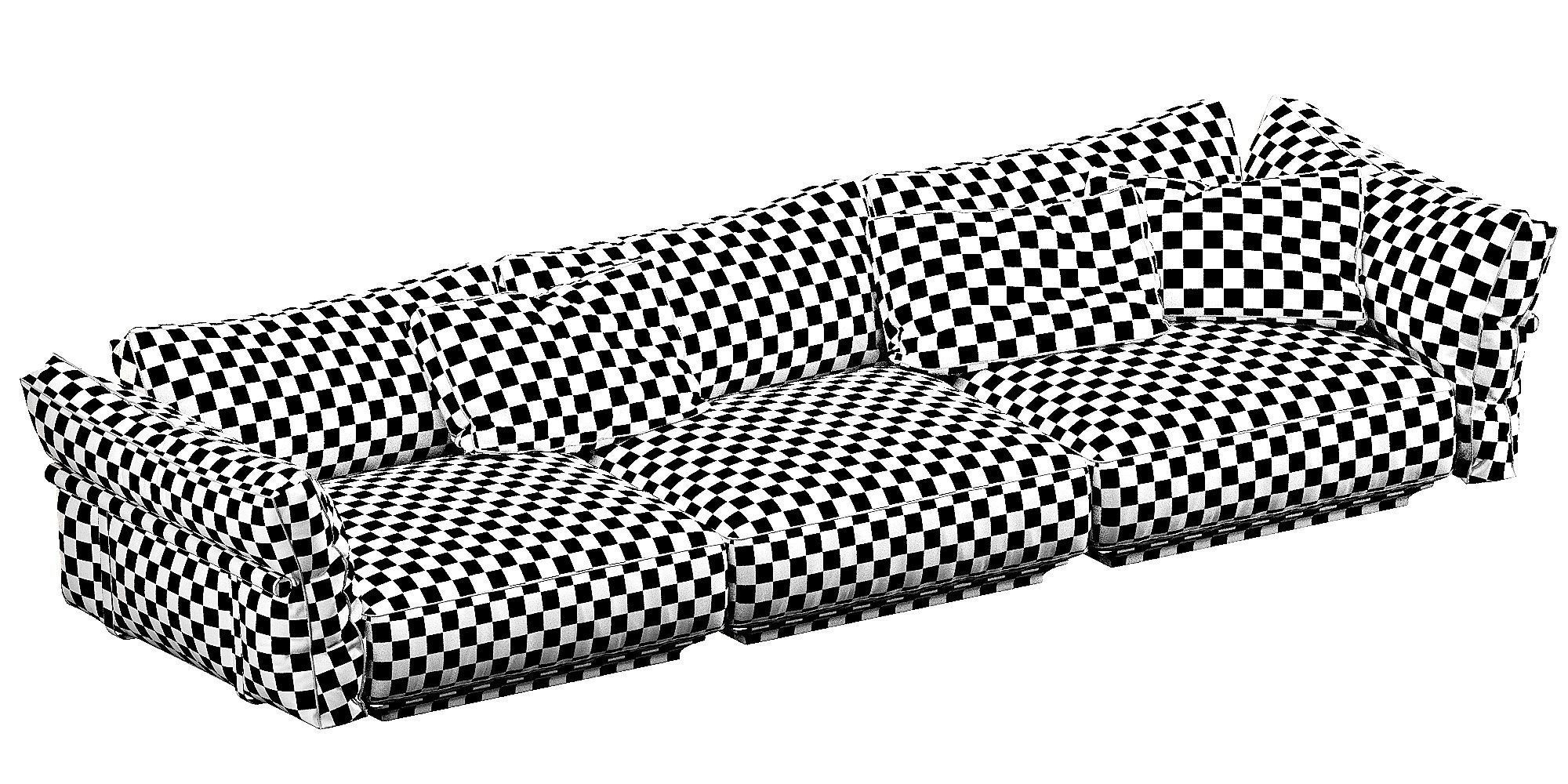 Flexform Camelot 3D model_11