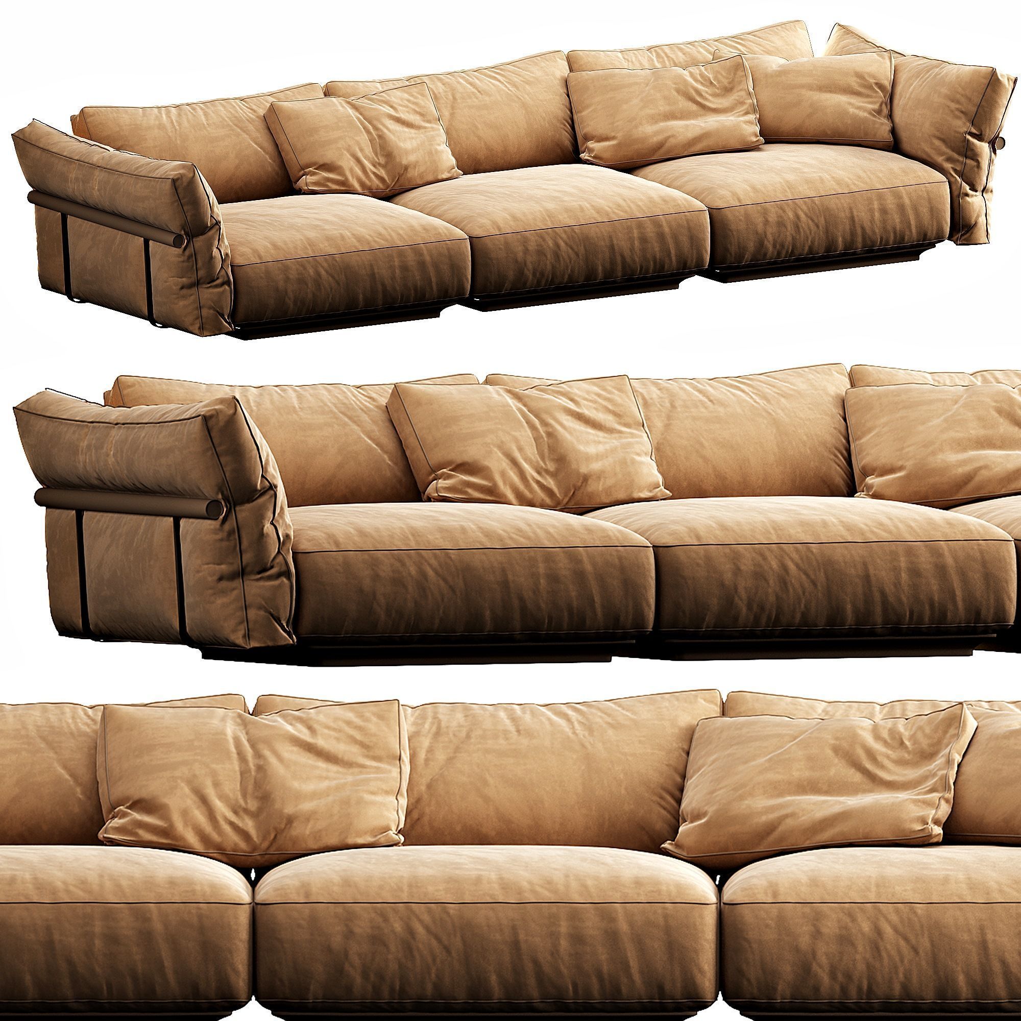 Flexform Camelot 3D model_6