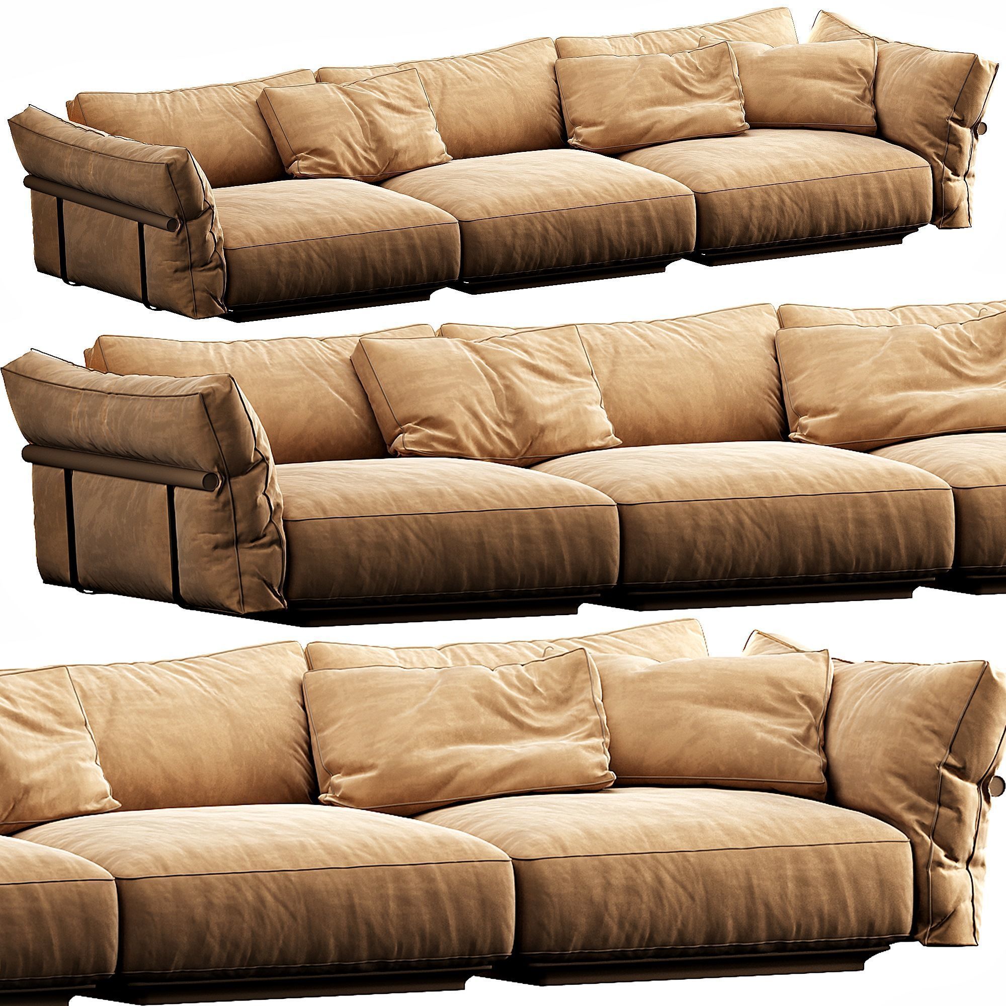 Flexform Camelot 3D model_1