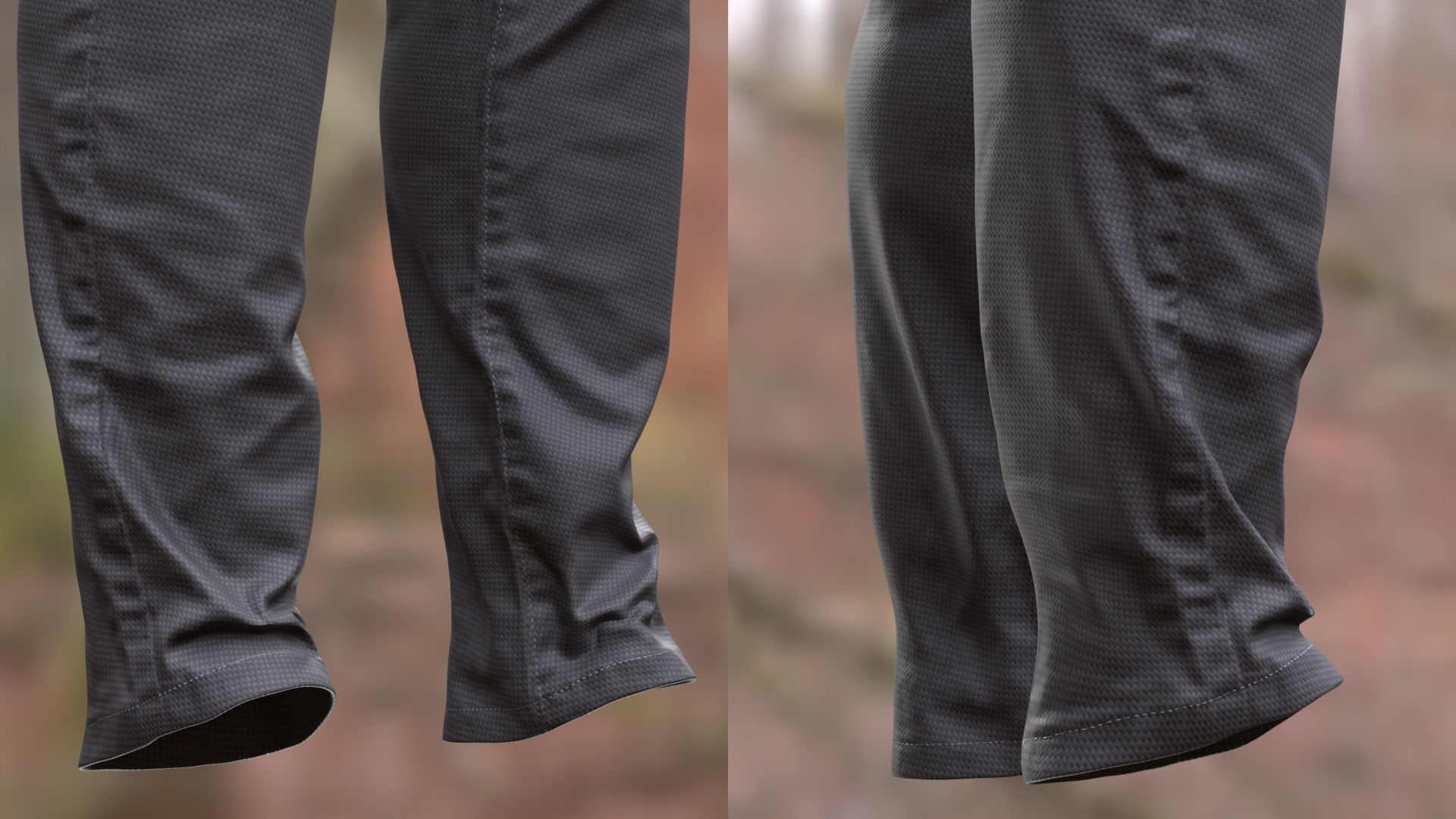 Pants 5 - All MH Bodies and UE5 Skeletons - Rigged Low-poly 3D model_9