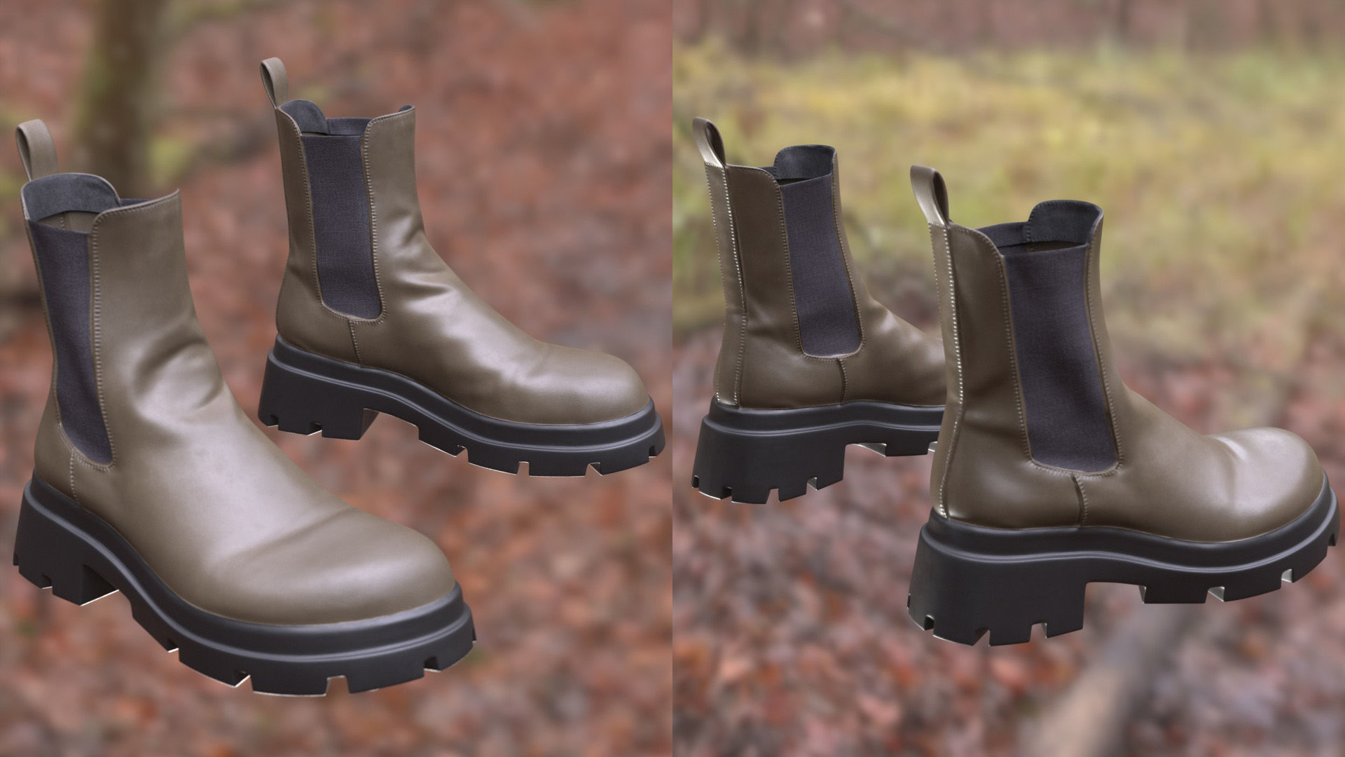 Boots 59 - All MH Bodies and UE5 Skeletons - Rigged Low-poly 3D model_7