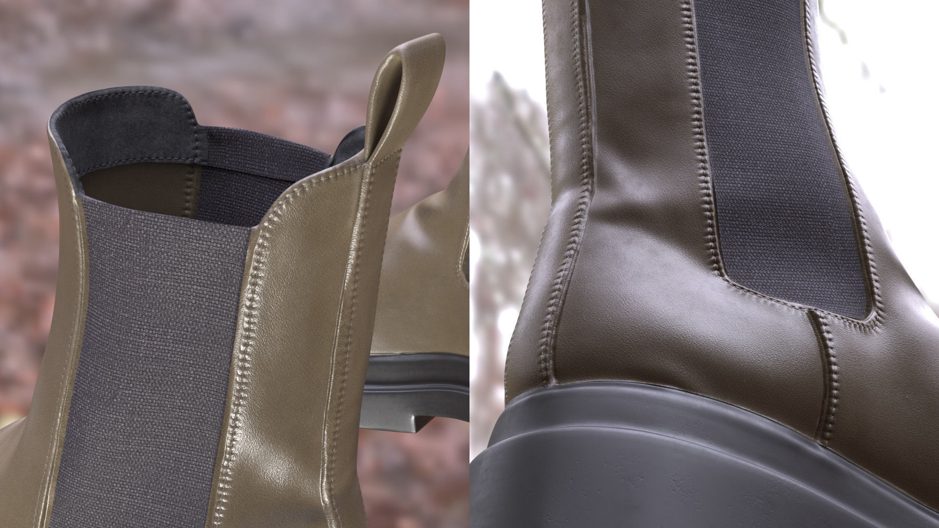 Boots 59 - All MH Bodies and UE5 Skeletons - Rigged Low-poly 3D model_13