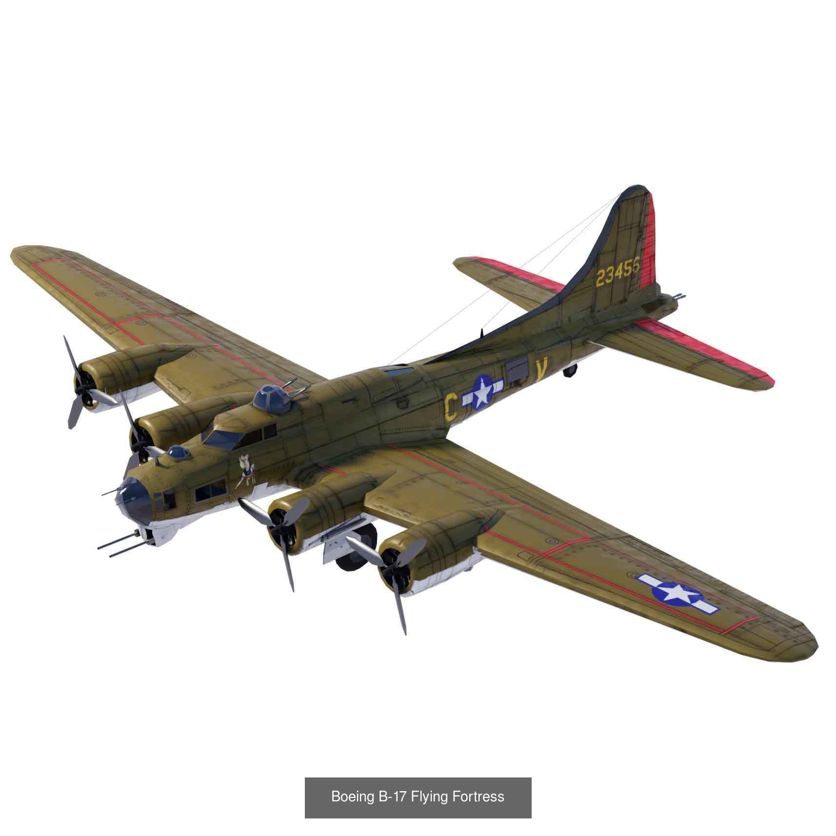 MEGA Aircraft set - all 96 models 3D Model Collection_45