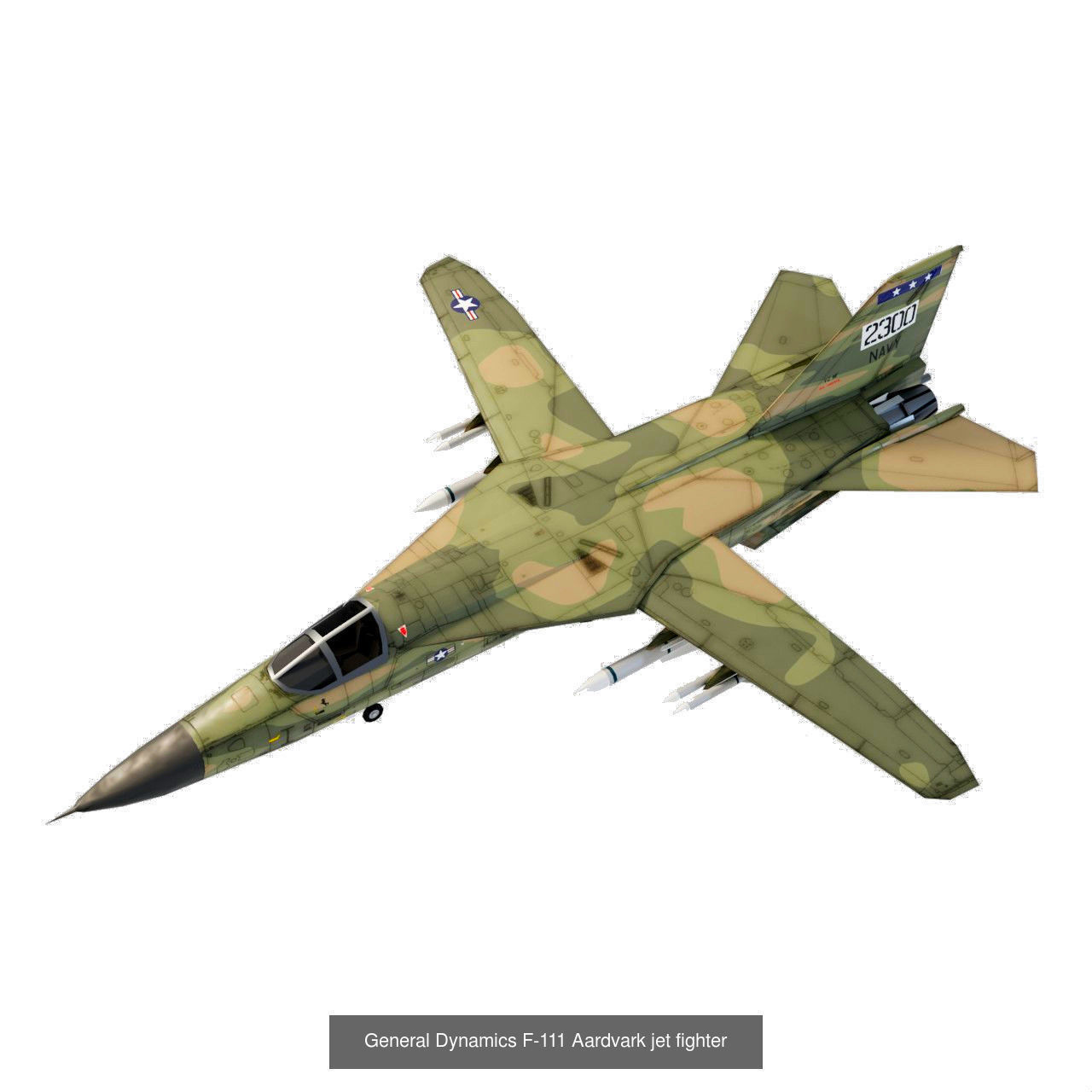 MEGA Aircraft set - all 96 models 3D Model Collection_90