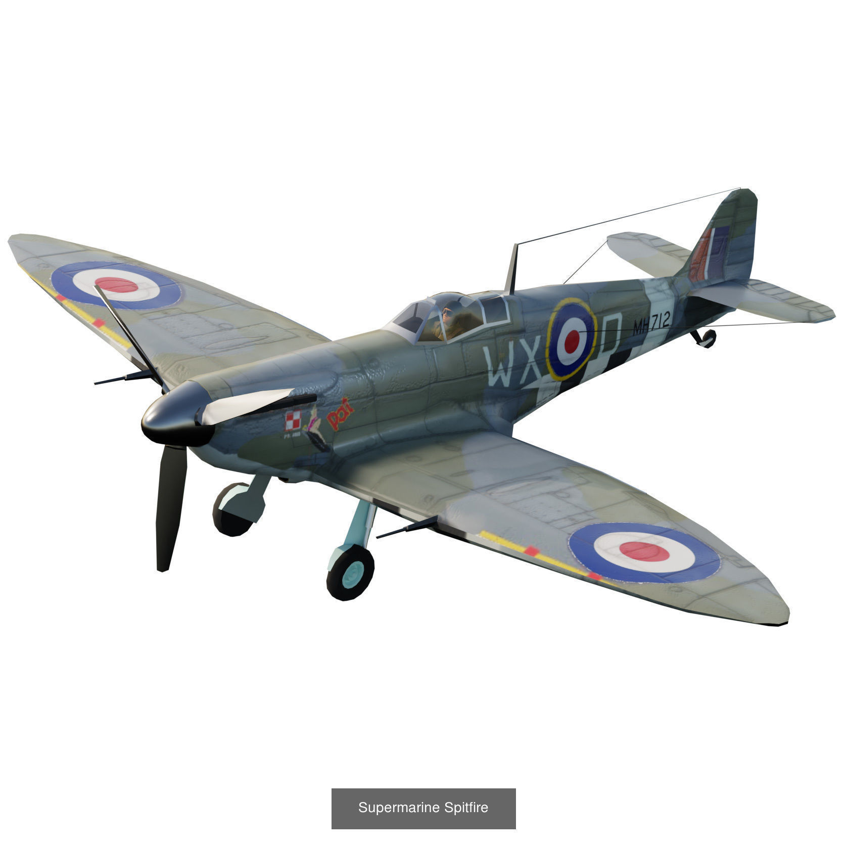 MEGA Aircraft set - all 96 models 3D Model Collection_78