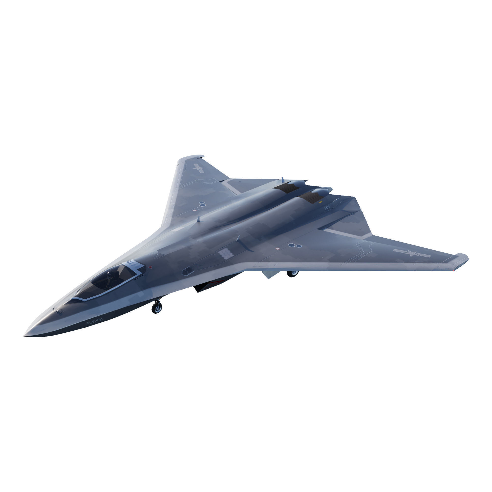 MEGA Aircraft set - all 96 models 3D Model Collection_37