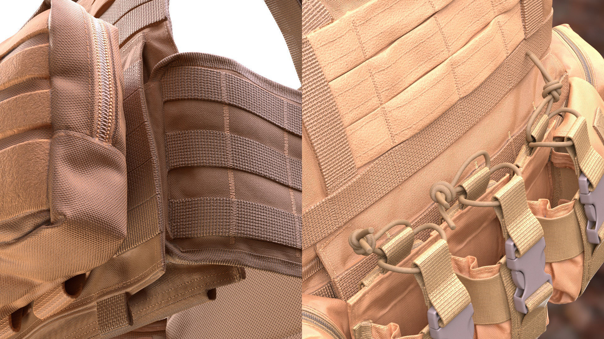 Plate Carrier 18 - All MH Bodies and UE5 Skeletons - Rigged Low-poly 3D model_14