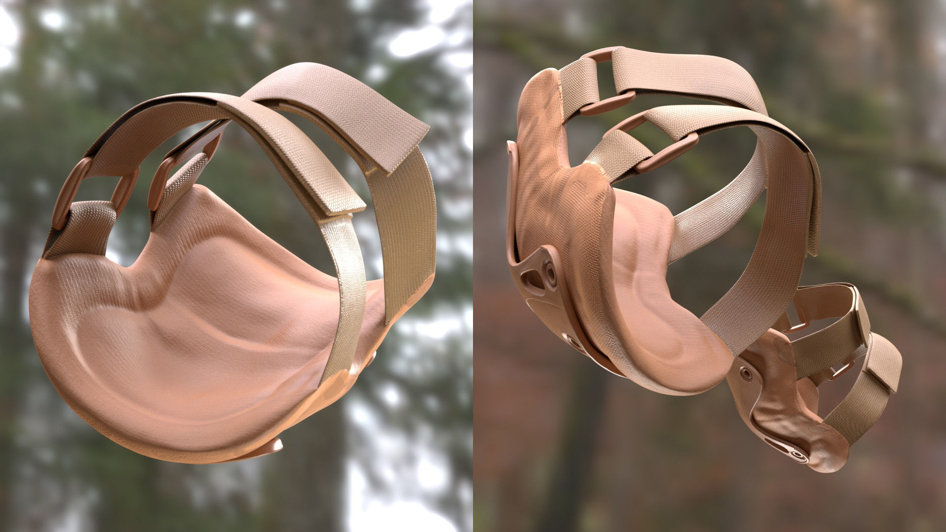 Elbow Pads 17 - All MH Bodies and UE5 Skeletons - Rigged Low-poly 3D model_7