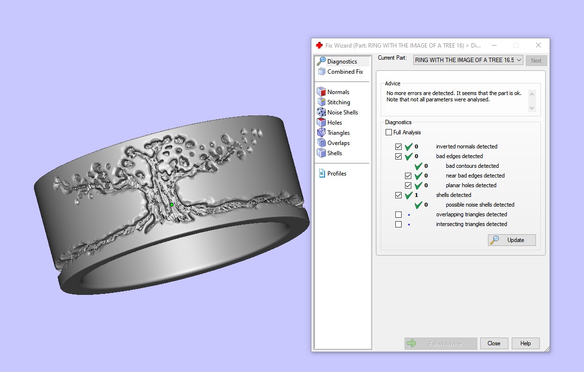 SET OF 13 SIZES WEDDING RINGS WITH THE IMAGE OF A TREE 3D print model_23