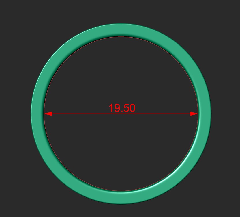 SET OF 13 SIZES WEDDING RINGS WITH THE IMAGE OF A TREE 3D print model_18