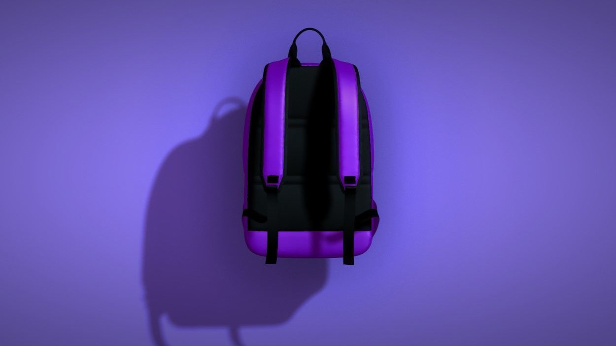 Schoolbag 3D model_1