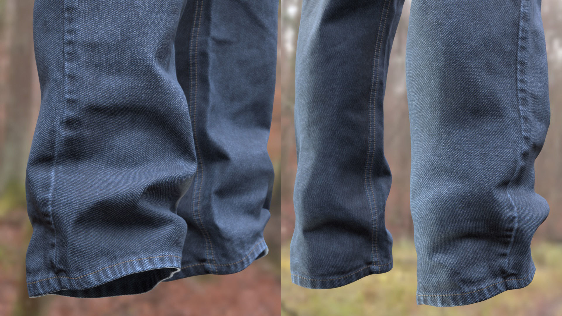 Jeans 11 - All MH Bodies and UE5 Skeletons - Rigged Low-poly 3D model_11
