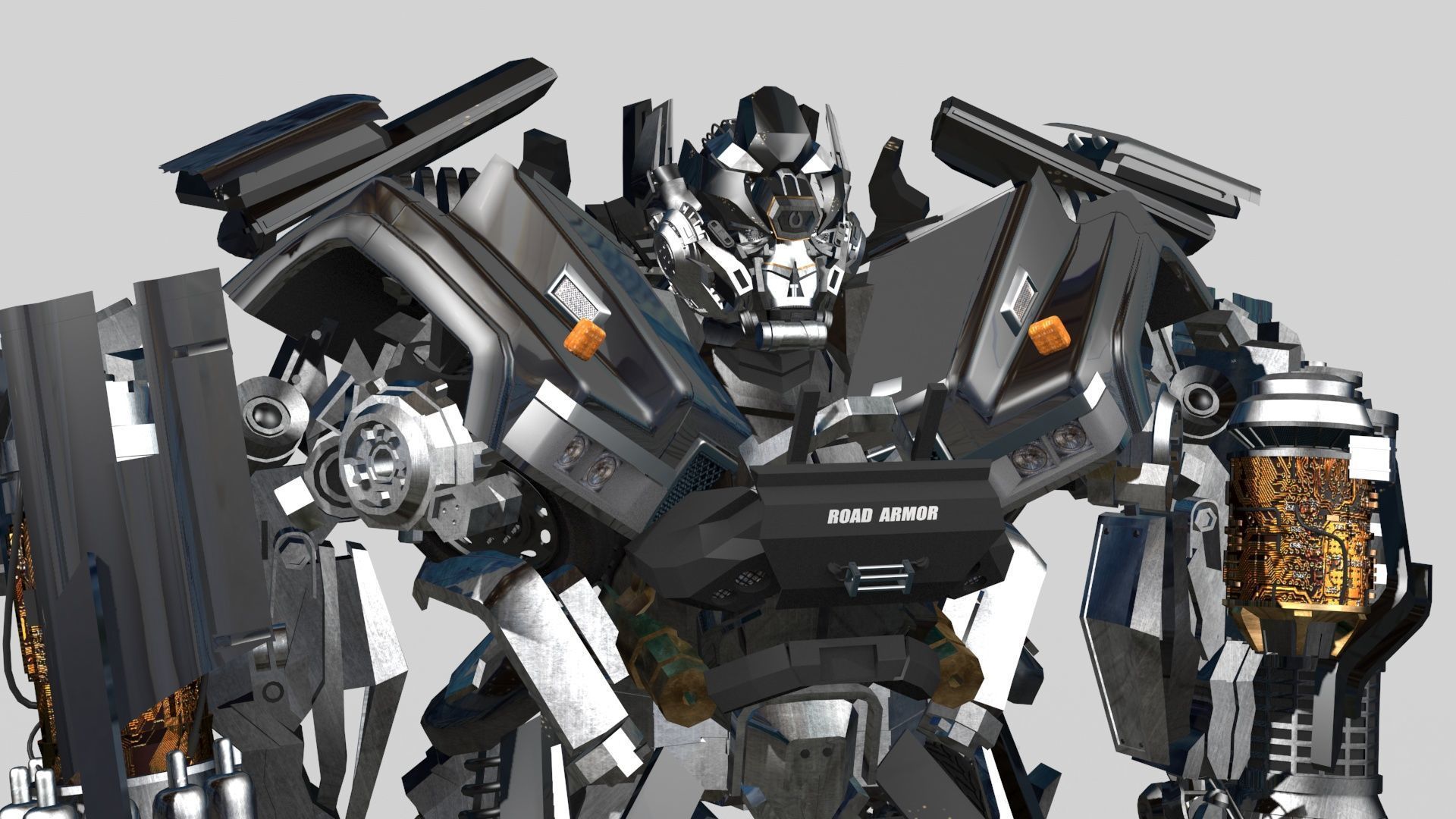 Ironhide Lives On - 3d animated model 3D model_12