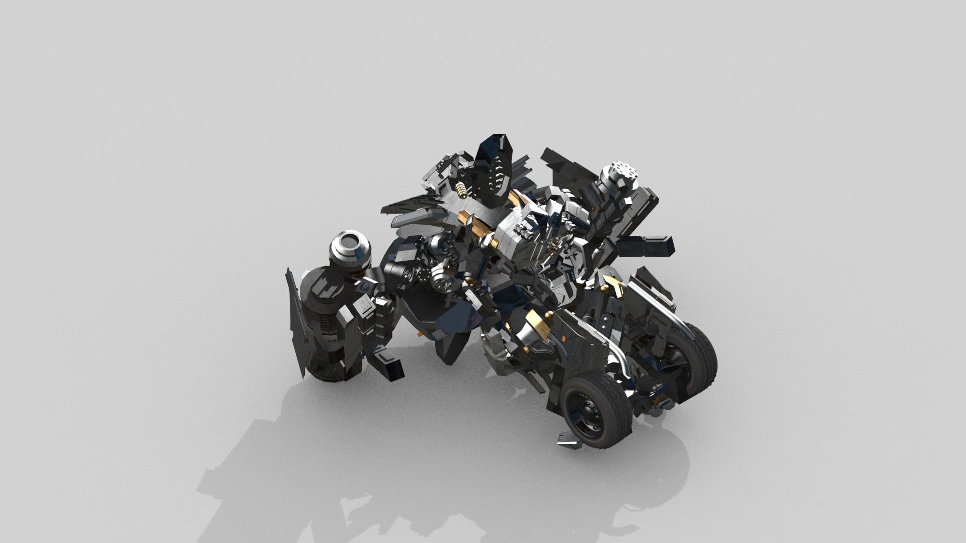Ironhide Lives On - 3d animated model 3D model_16
