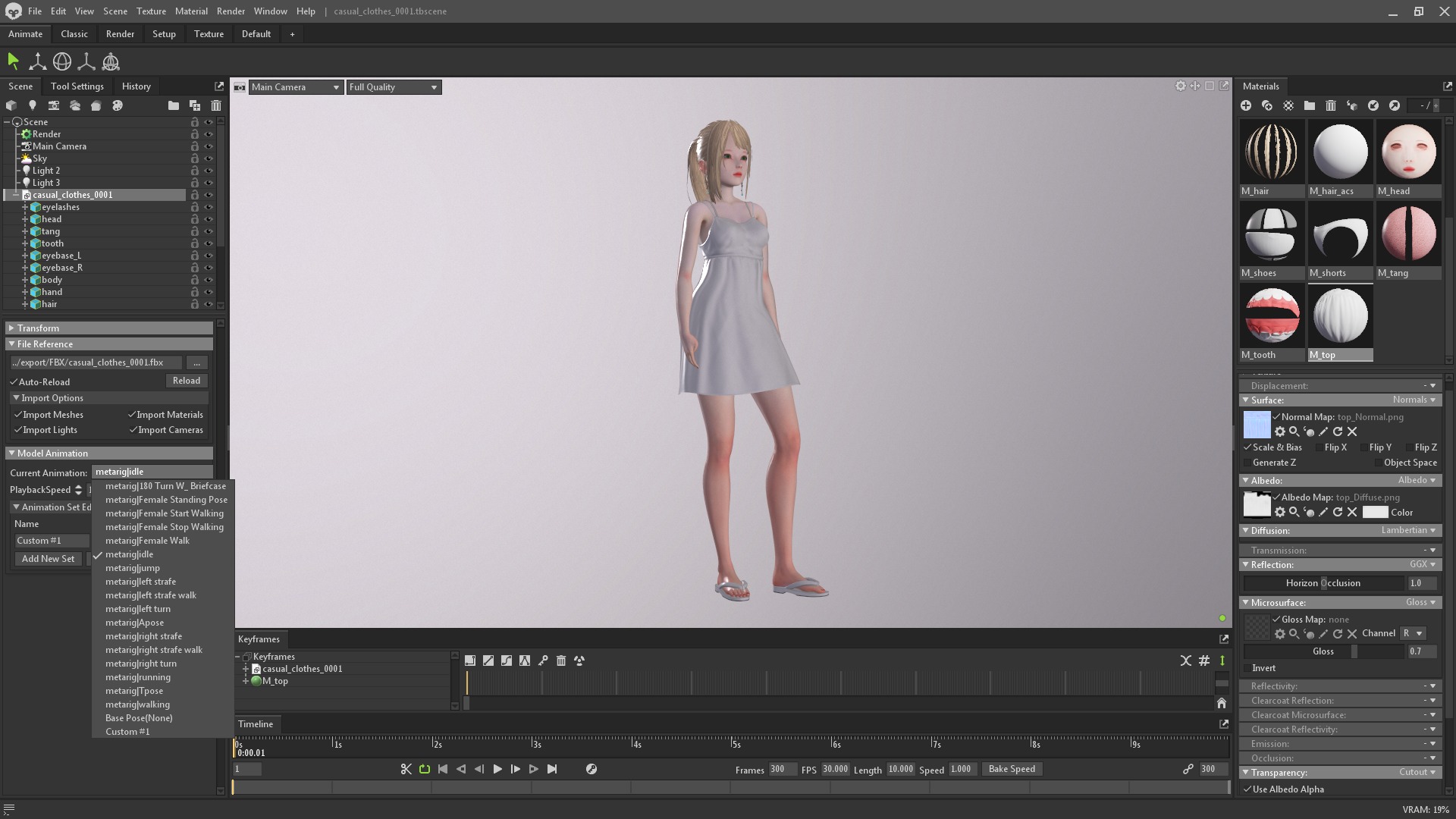 Casual Clothing 0001 - UE5 - Unity - Blender - Animated Low-poly 3D model_10