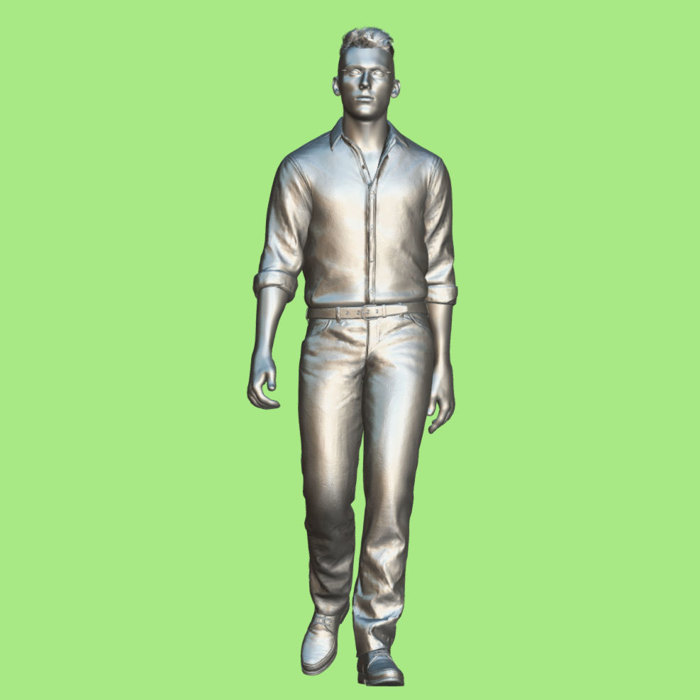 3d rigged Business man 3D model_5